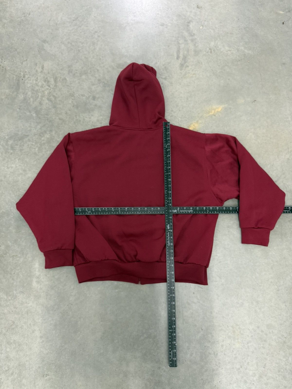Japanese Brand Pluma Burgundy Thermal Waffle Lined Vintage Full Zip Hoodie Size US XL / EU 56 / 4 - 7 Thumbnail