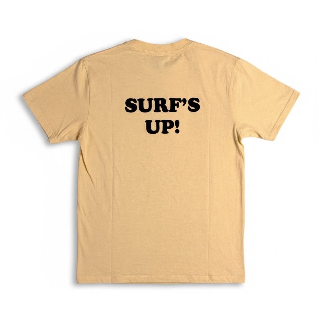 Sandro Men's Sandro x Peanuts Snoopy Surf's Up! Yellow T-Shirt XS Size US XS / EU 42 / 0 - 2 Thumbnail