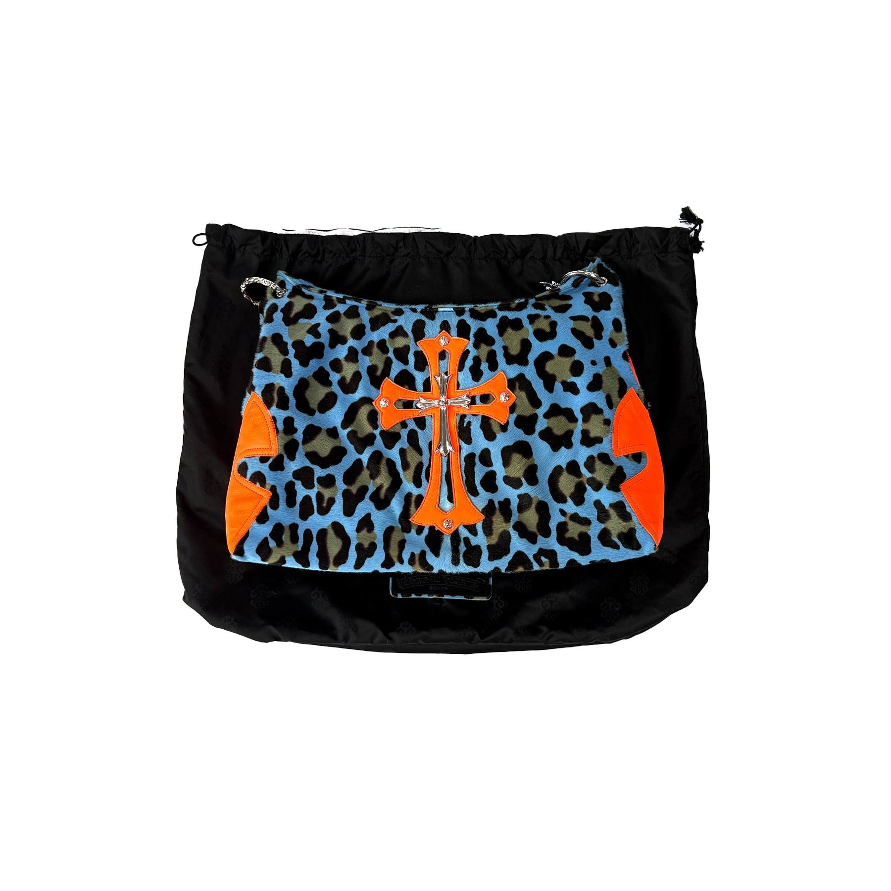 Chrome Hearts Chrome Hearts Leopard Pony Hair Silver Cross Lyon Bag Size ONE SIZE - 4 Thumbnail