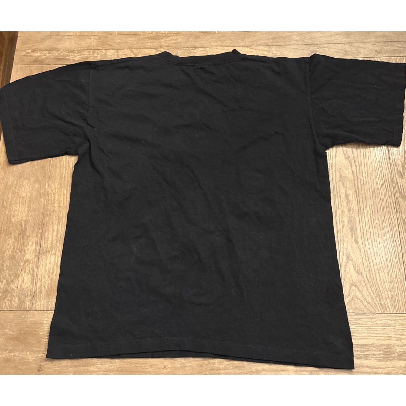 Vintage VINTAGE Star Trek T-Shirt XL Black Town Champ Men Shirts 1995 Original Series Kirk Spock Uhura McCoy Adults Mens Size US XL / EU 56 / 4 - 7 Thumbnail