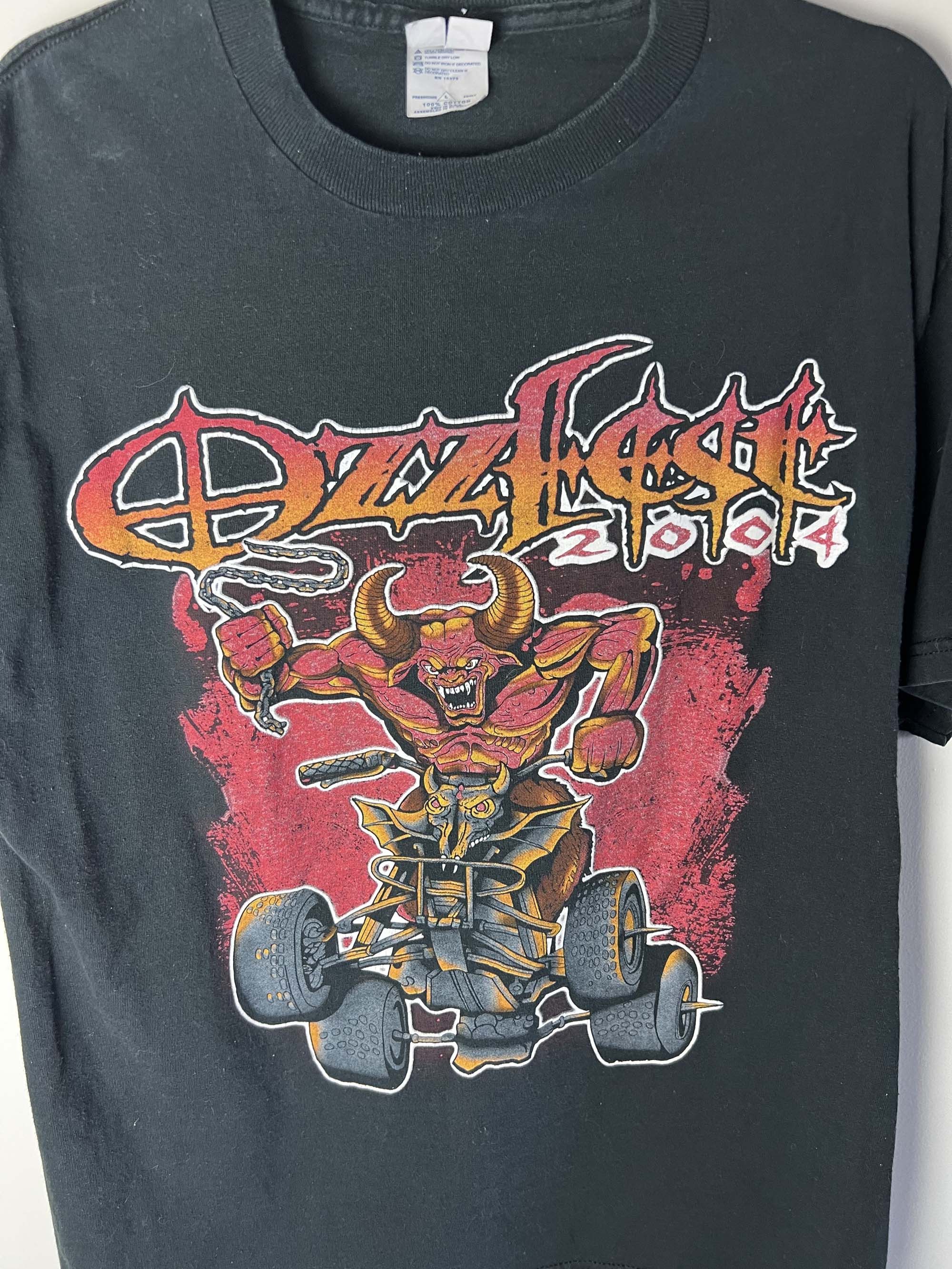 Ozzy Osbourne Vintage 2004 Ozzfest Tour T-Shirt Size US L / EU 52-54 / 3 - 3 Thumbnail