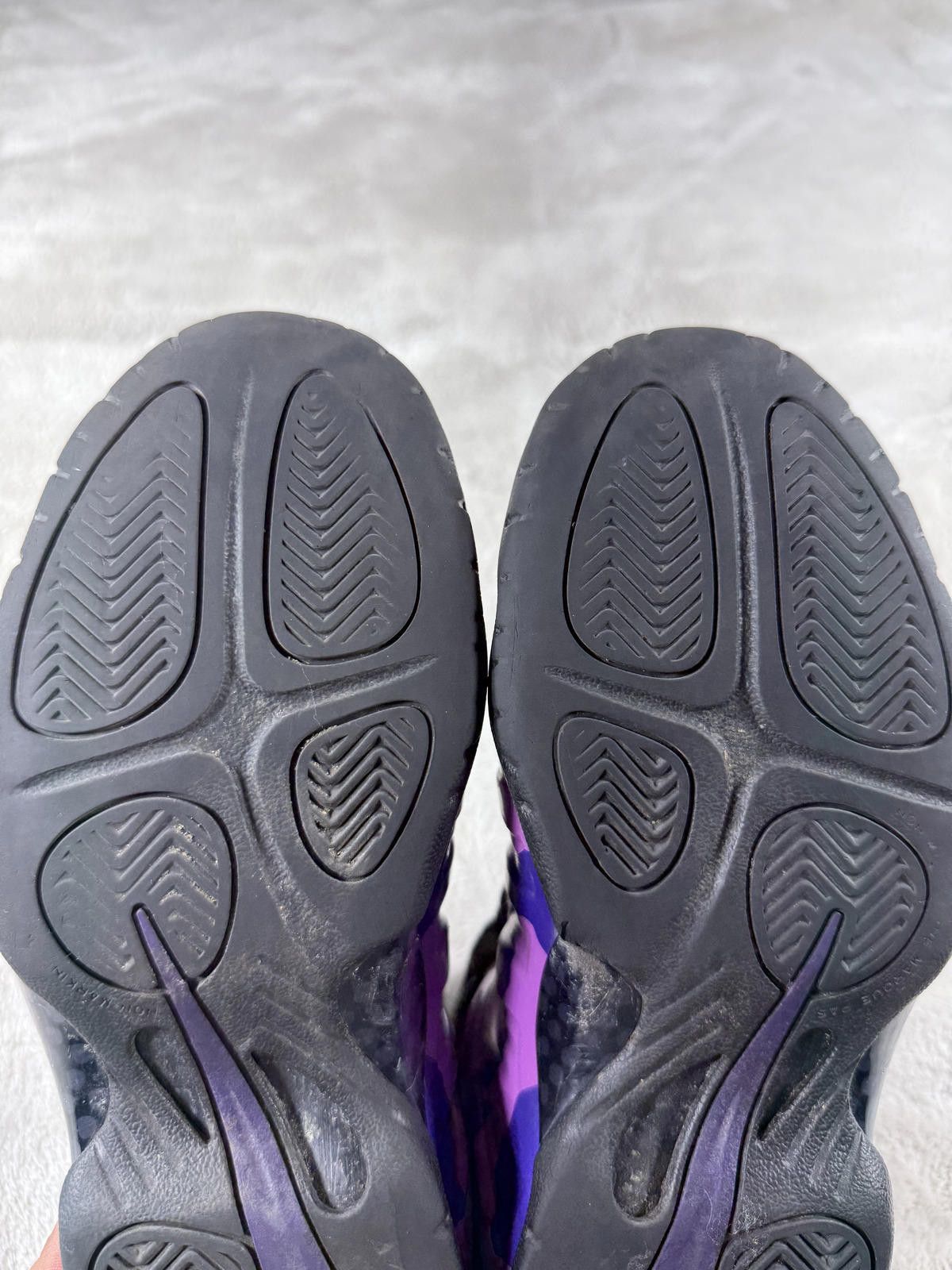 Nike Nike Shoes Kid's 7Y Purple Foamposite Pro Camo 644792-012 Size US 7 / EU 40 - 8 Thumbnail