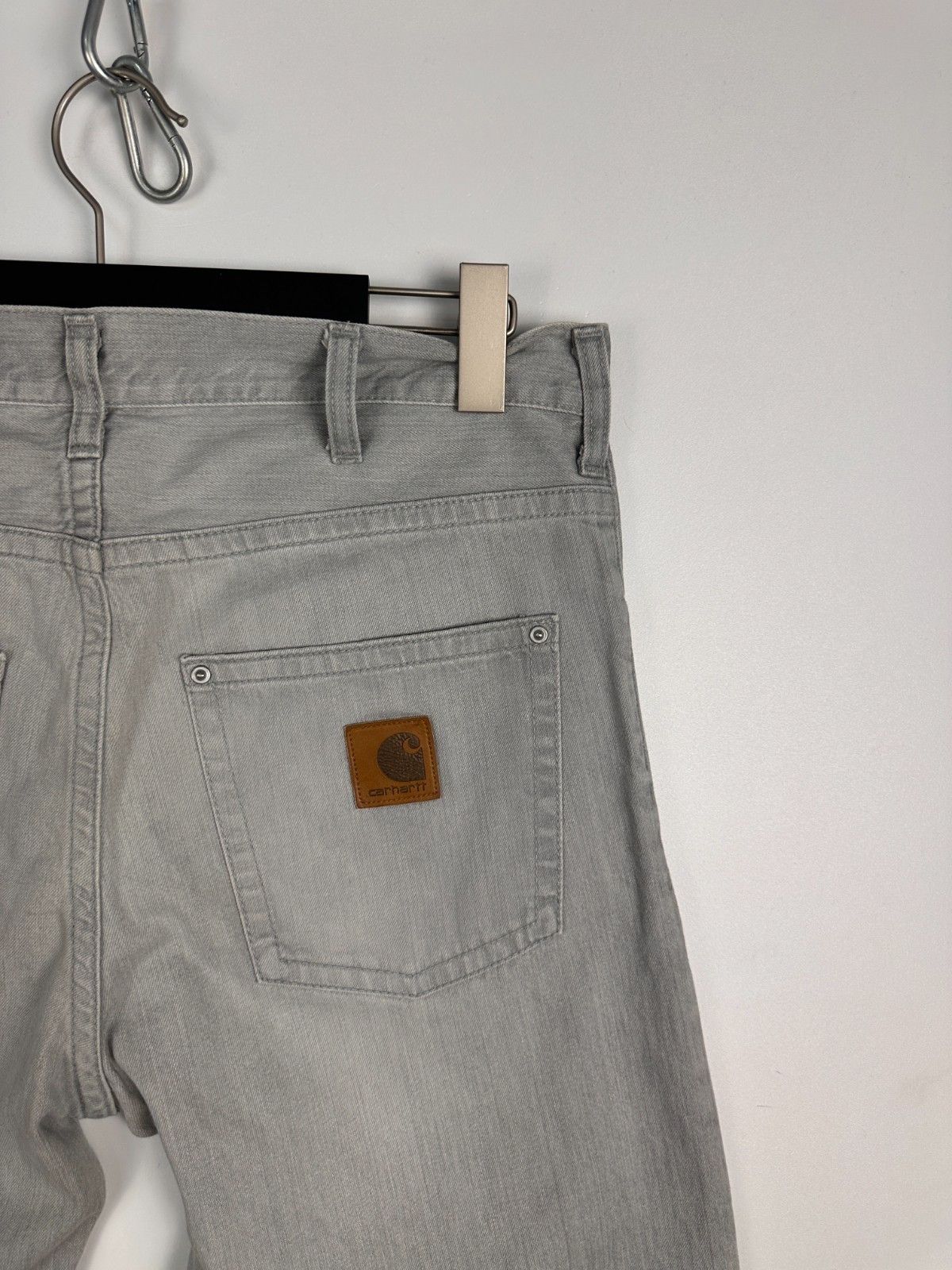 Carhartt Wip Vintage Carhartt Slim Pant Denim Jeans Grey Mens Size 32X34 Size US 32 / EU 48 - 2 Thumbnail