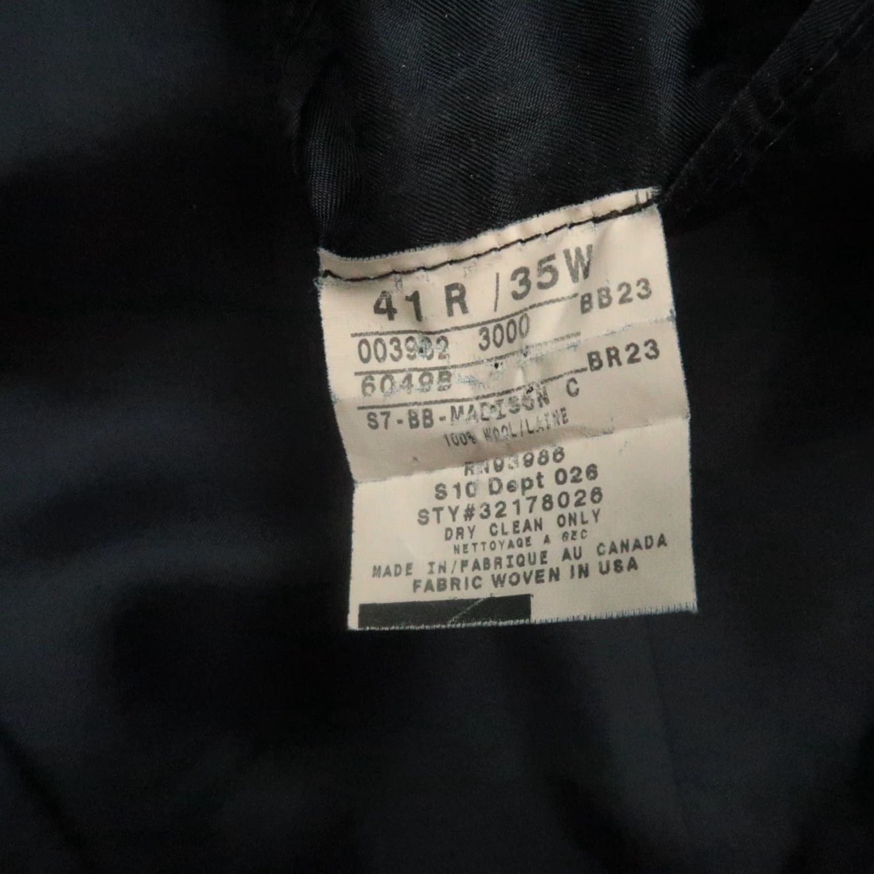 Brooks Brothers Brooks Brothers Blazer Mens 41R Blue Madison Fit Wool Sport Coat Jacket Blazer/Coat Single-Breasted Notch 2 Button 4-Button Sleeve Regular Size 42R - 6 Thumbnail