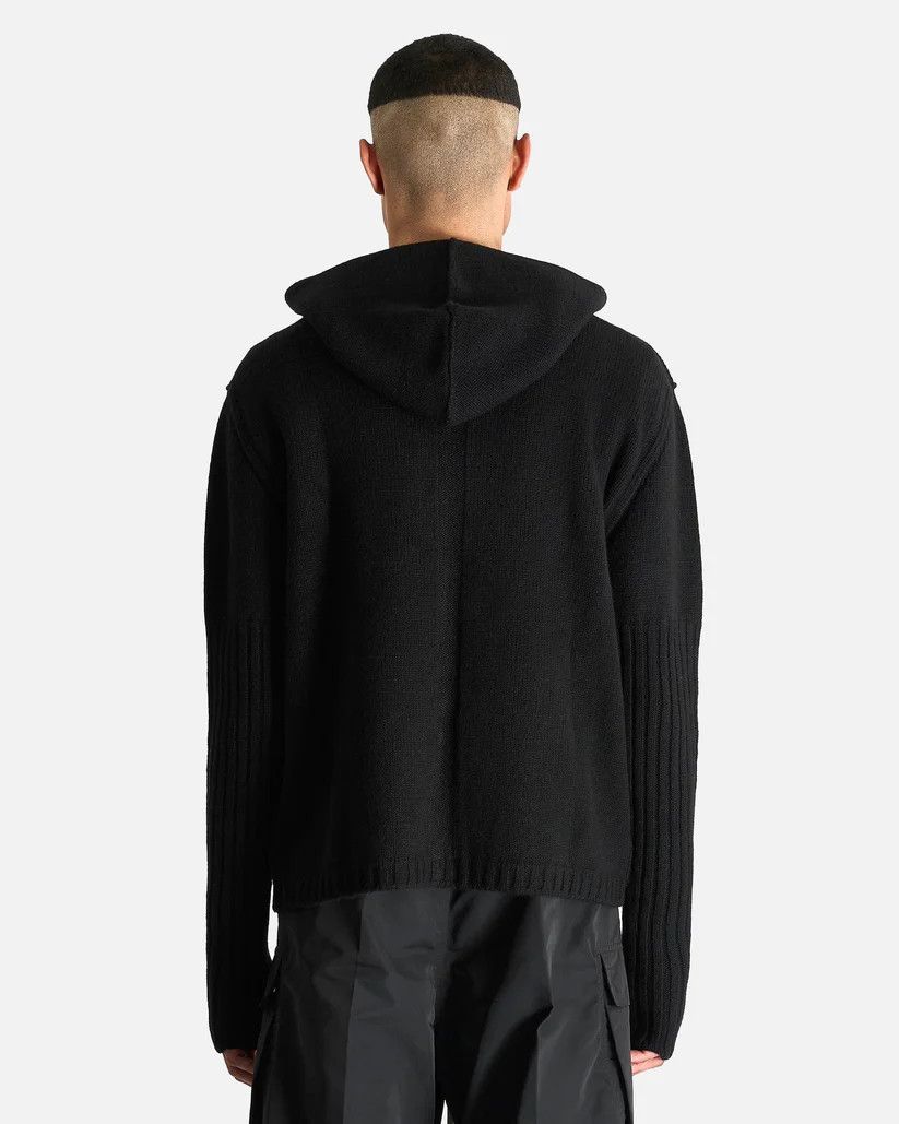 Rick Owens o1s1v1r1oon0825 Zip Hoodie in Black Size US XXL / EU 58 / 5 - 2 Thumbnail