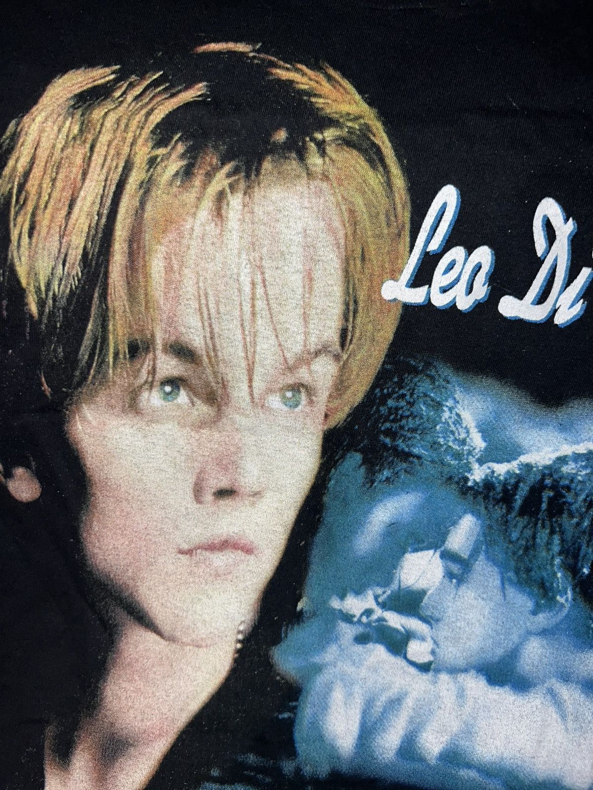 Vintage Vtg 1990s Leonardo DiCaprio Single Stitch Tee Size US S / EU 44-46 / 1 - 2 Thumbnail