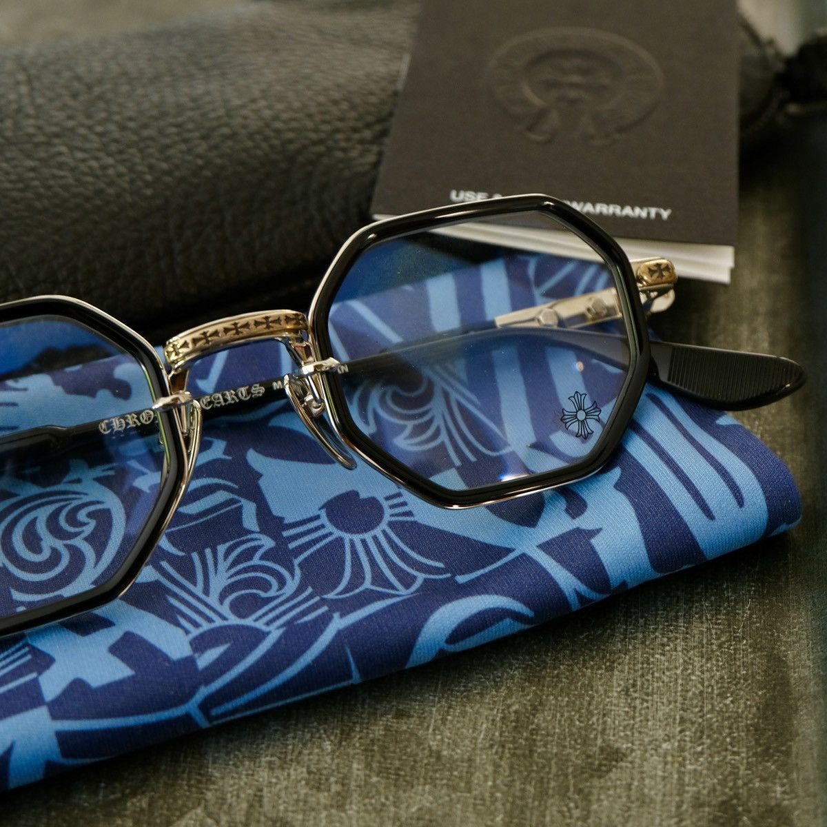 Chrome Hearts Chrome Hearts TATTERS BLACK/SILVER Glasses Size ONE SIZE - 15 Thumbnail