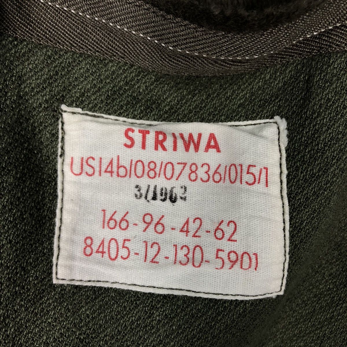 Vintage True Vintage 40s Blanket Military Jacket Germany WWII Striwa Size US M / EU 48-50 / 2 - 18 Thumbnail