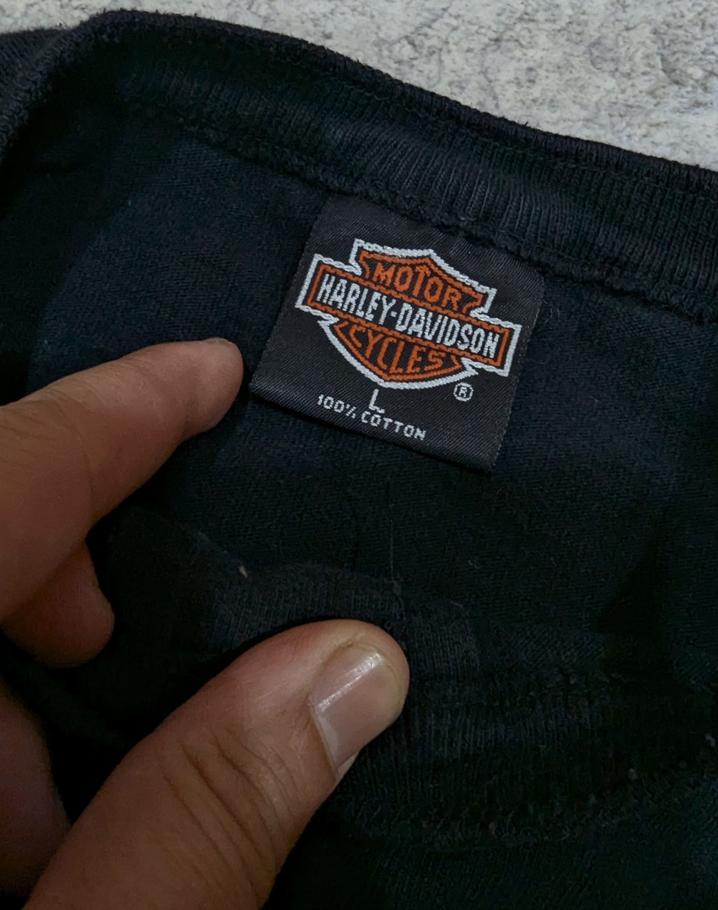Harley Davidson 90's Harley Davidson Size US L / EU 52-54 / 3 - 4 Thumbnail
