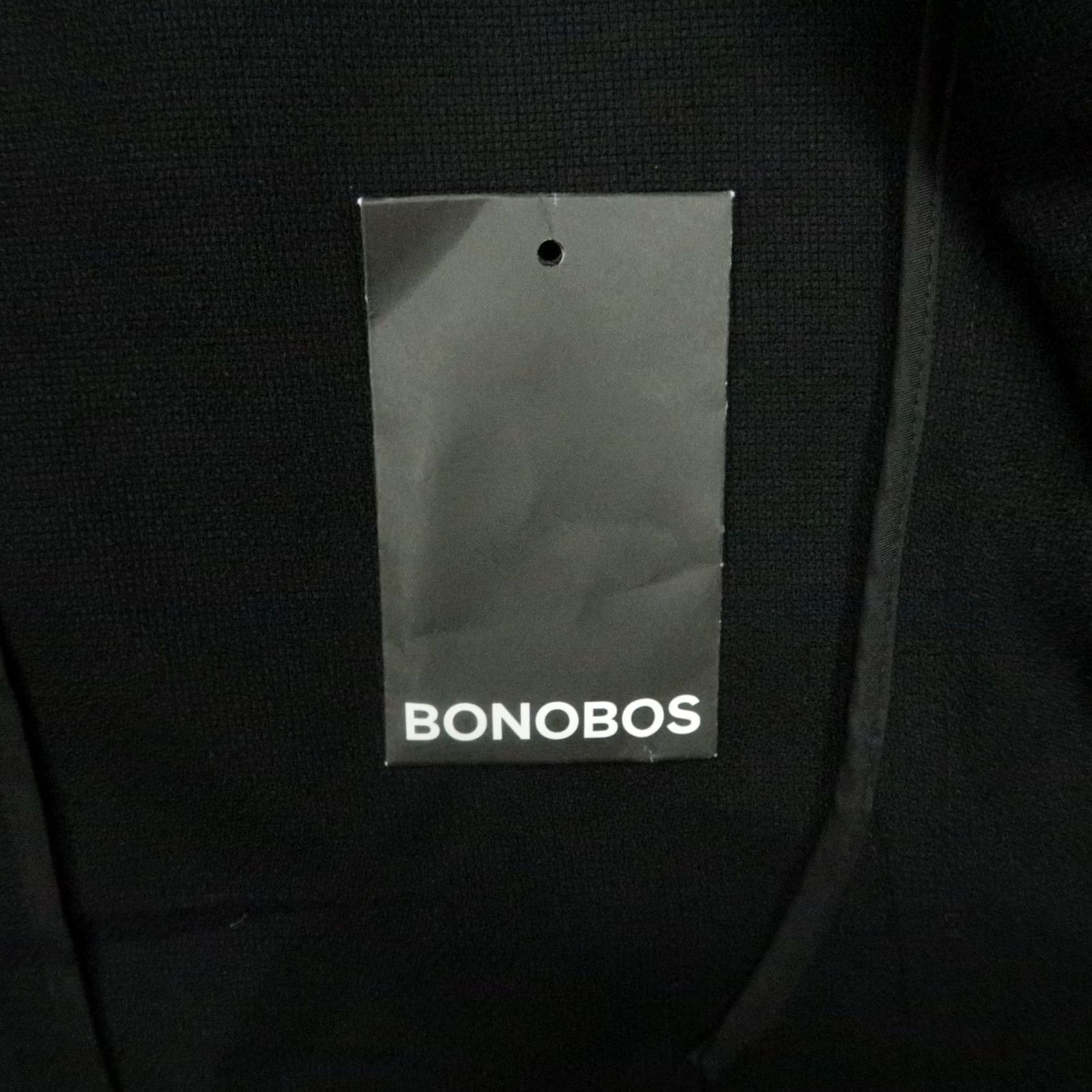 Bonobos Bonobos Blazer Mens 38R Black Wool Slim Single-Breasted Notch Lapel Jacket Coat Size 38R - 5 Thumbnail