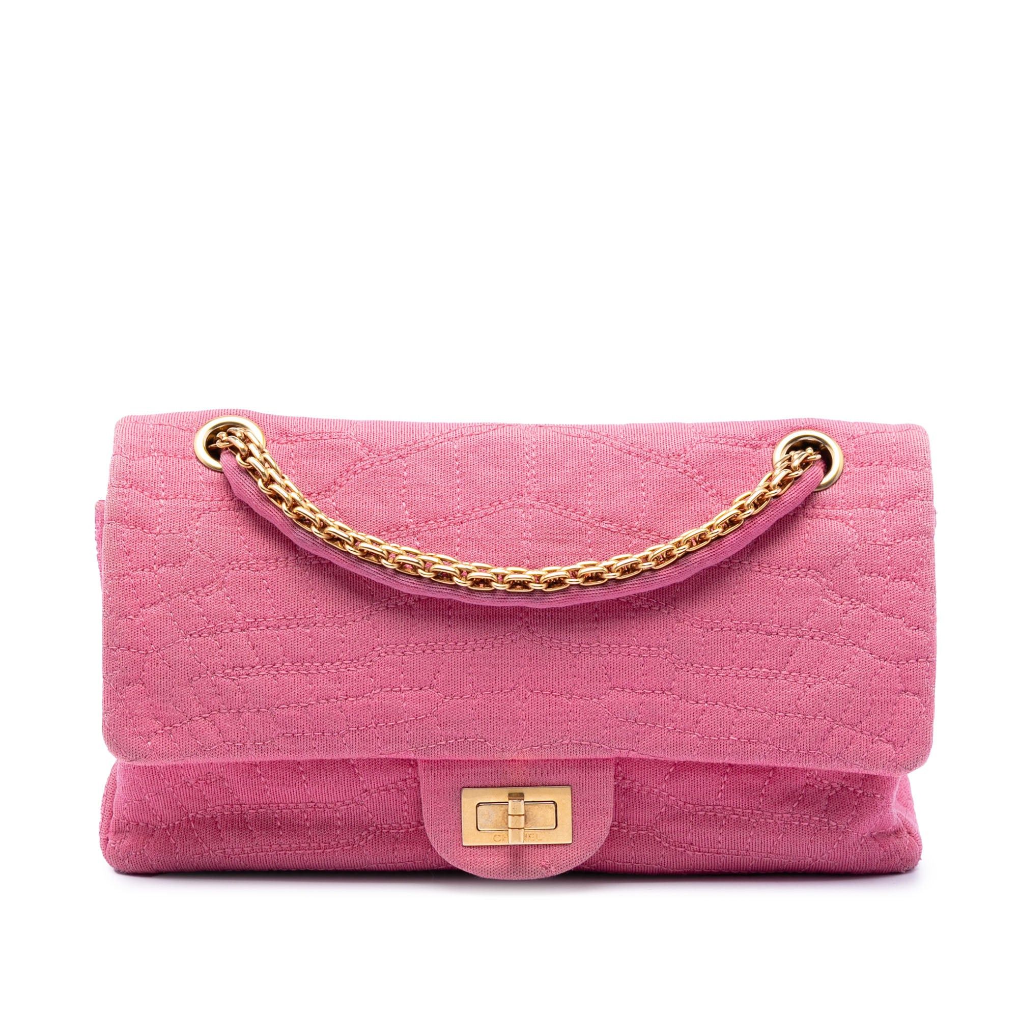 Chanel Croc Quilted Jersey Reissue 2.55 Double Flap 225 Size ONE SIZE - 1 Thumbnail