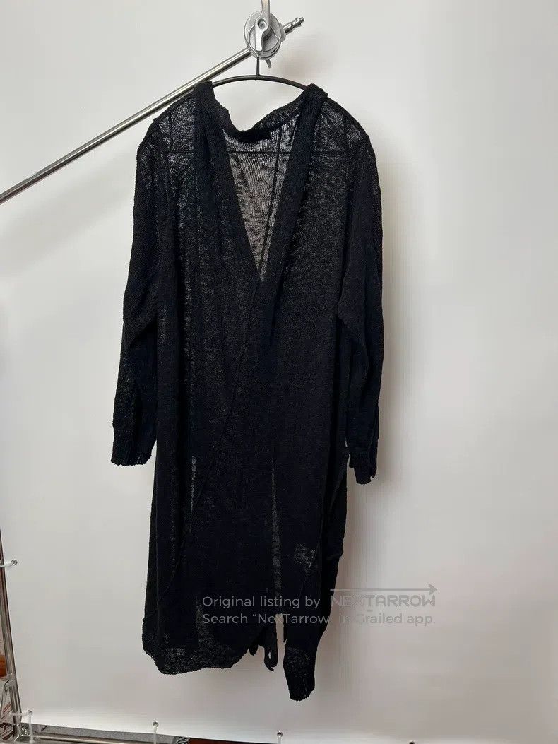 Yohji Yamamoto YOHJI YAMAMOTO Cloak V-neck diagonal button knit sweater Size US L / EU 52-54 / 3 - 6 Thumbnail