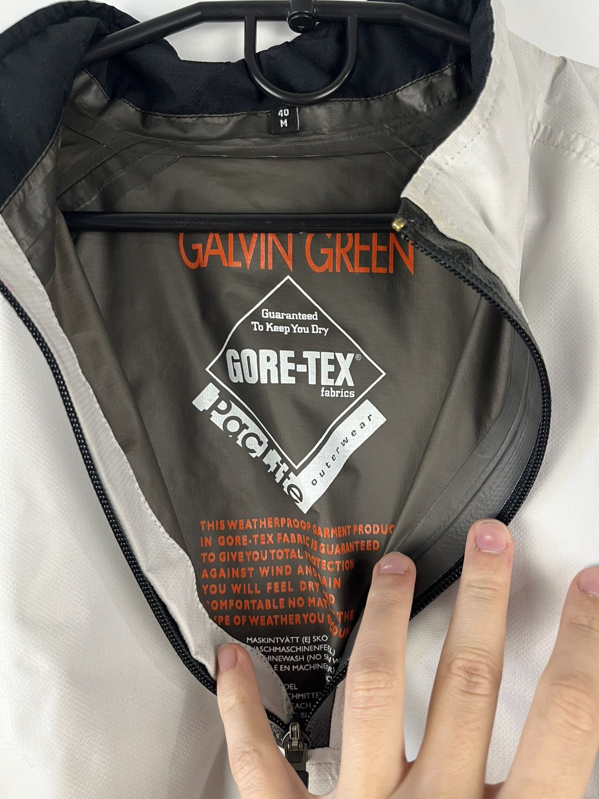 Galvin Green Galvin Green Gore-tex Nylon 1/4 Zip Anorak Jacket Size US M / EU 48-50 / 2 - 9 Thumbnail