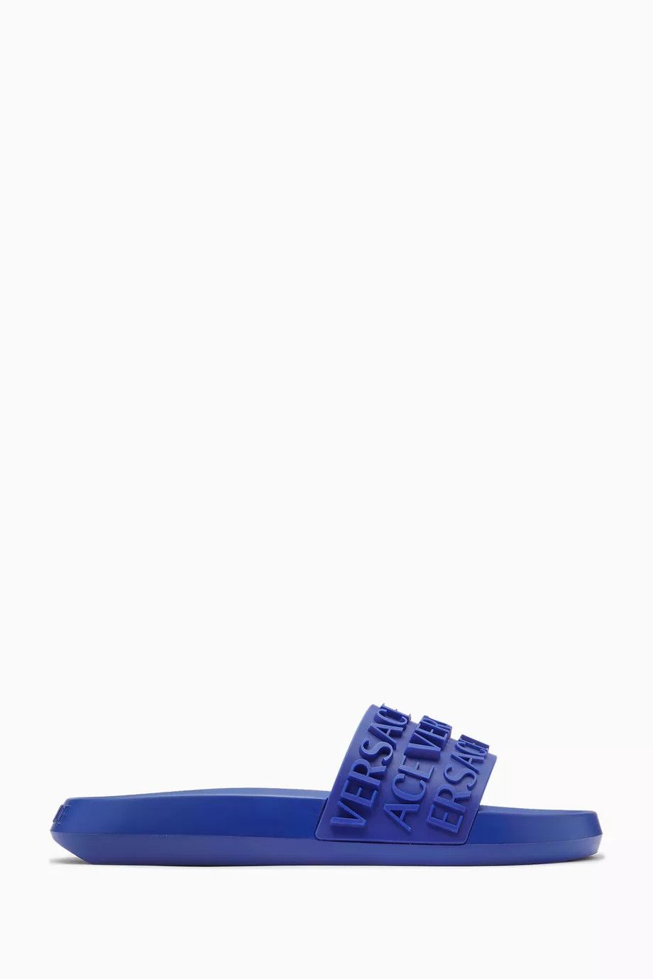 Versace o1y0425 Logo Slippers in Blue Size US 10 / EU 43 - 1 Thumbnail