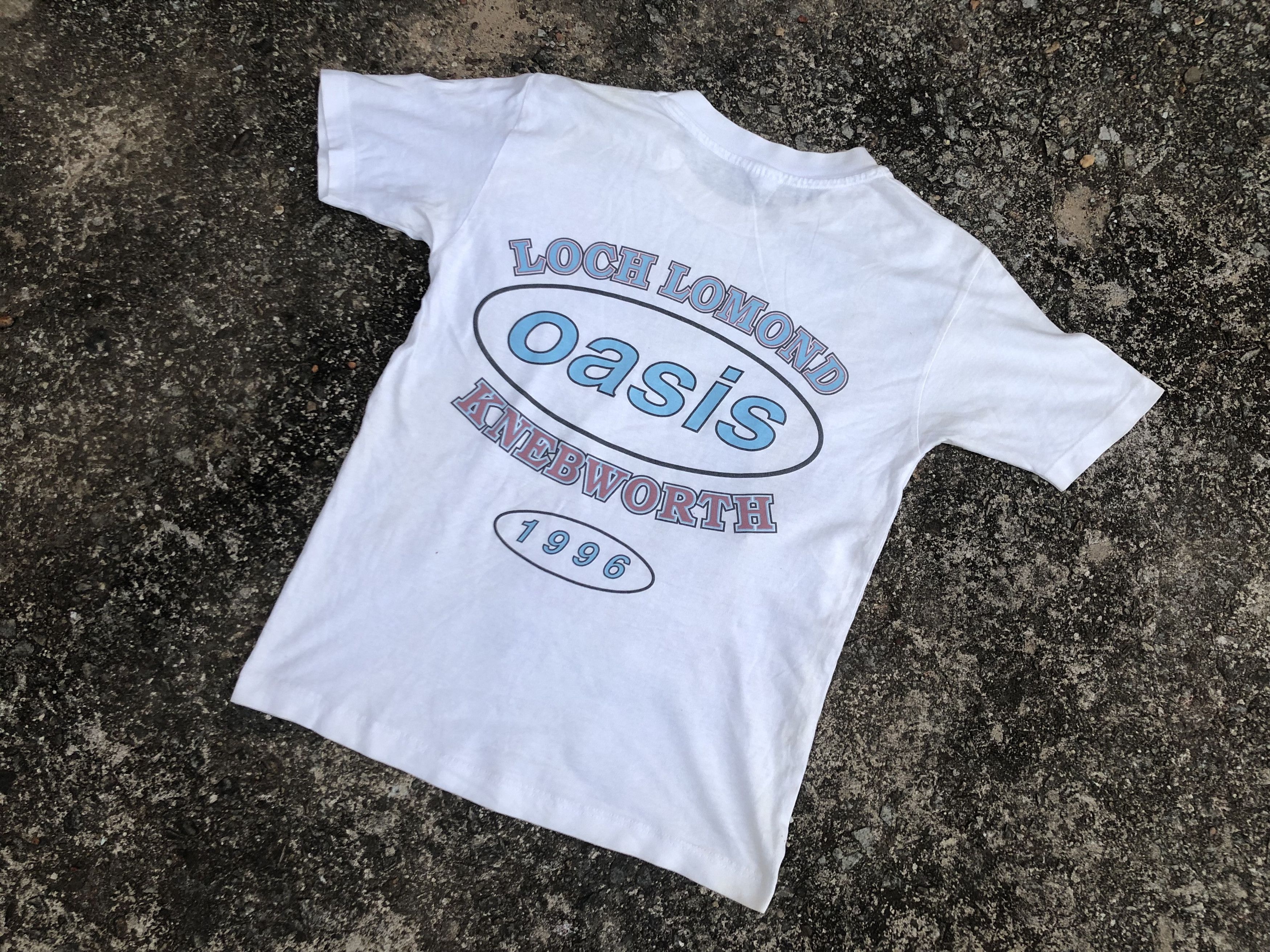 Band Tees 🔥Vintage 96' OASIS Loch Lomond Knebworth Brit Band T-Shirt Size US S / EU 44-46 / 1 - 2 Thumbnail