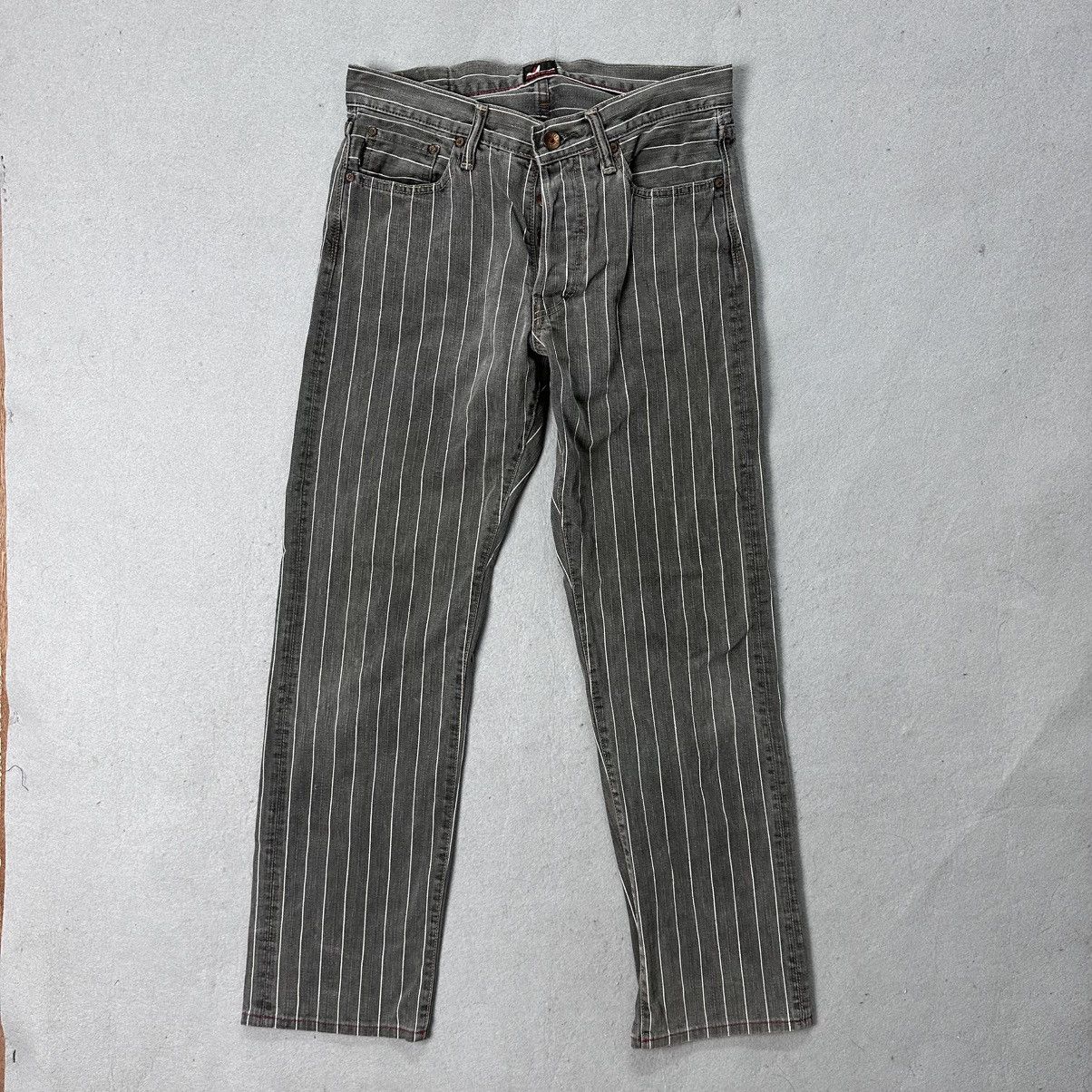 Red Ear Paul Smith Japan Striped Denim Jeans