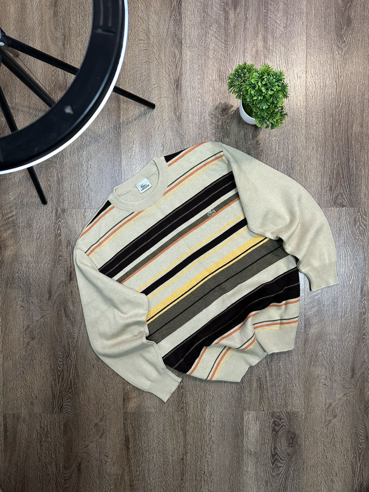 Lacoste Lacoste Vintage Knitted Sweater Size US XXL / EU 58 / 5 - 1 Thumbnail