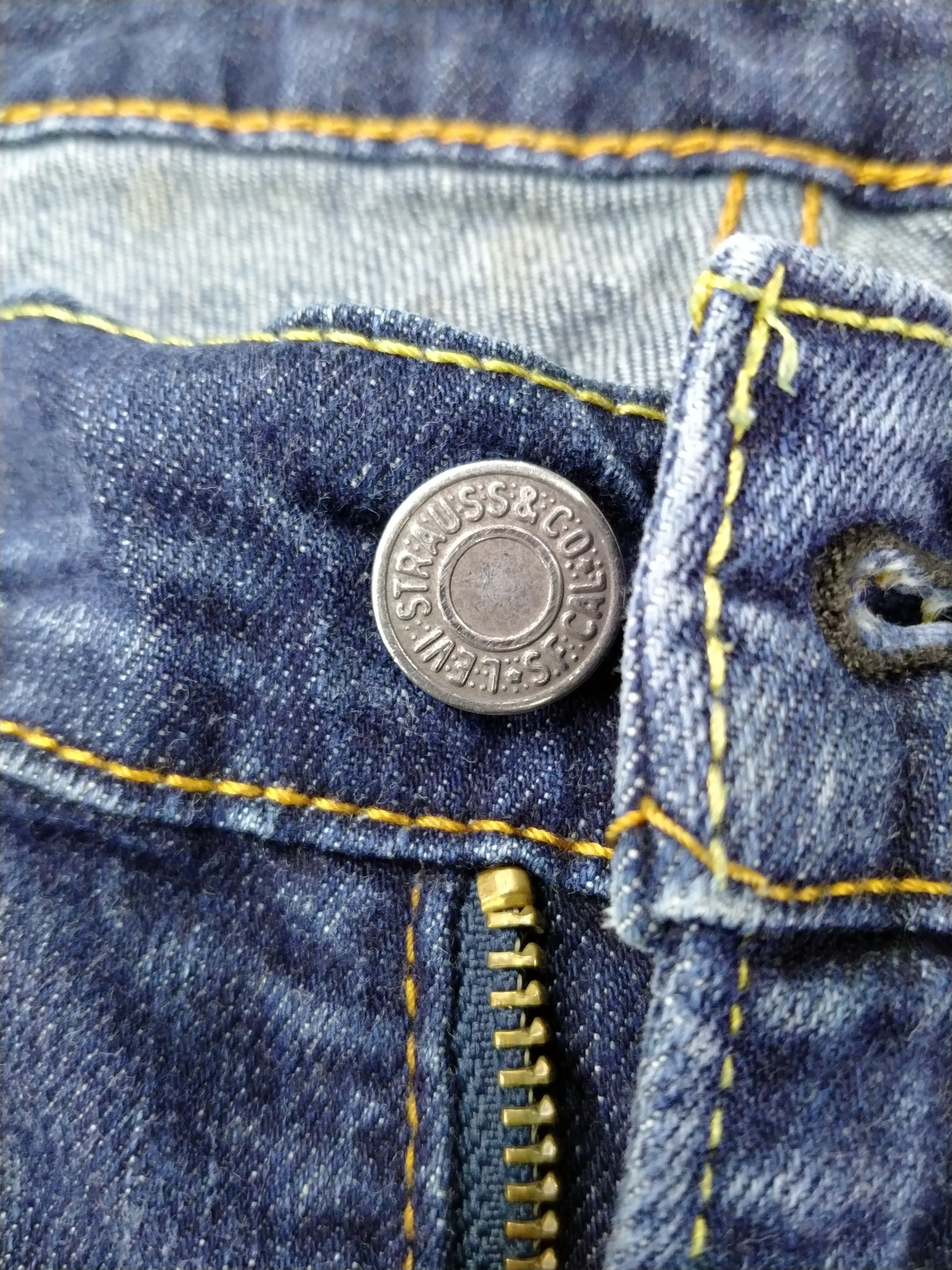 Levi's Distressed Dark Blue Vintage Levi's Denim 41x29.5 -JN401 Size US 41 - 8 Thumbnail