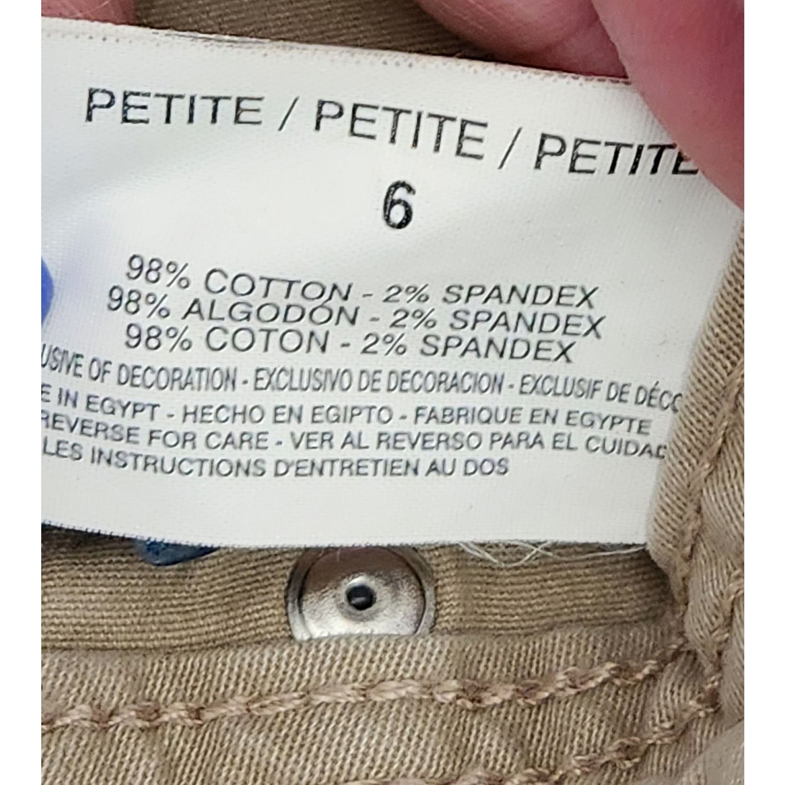 Gloria Vanderbilt Gloria Vanderbilt Tan Brown Cargo Shorts 6P Lightweight Size 28" / US 6 / IT 42 - 4 Thumbnail
