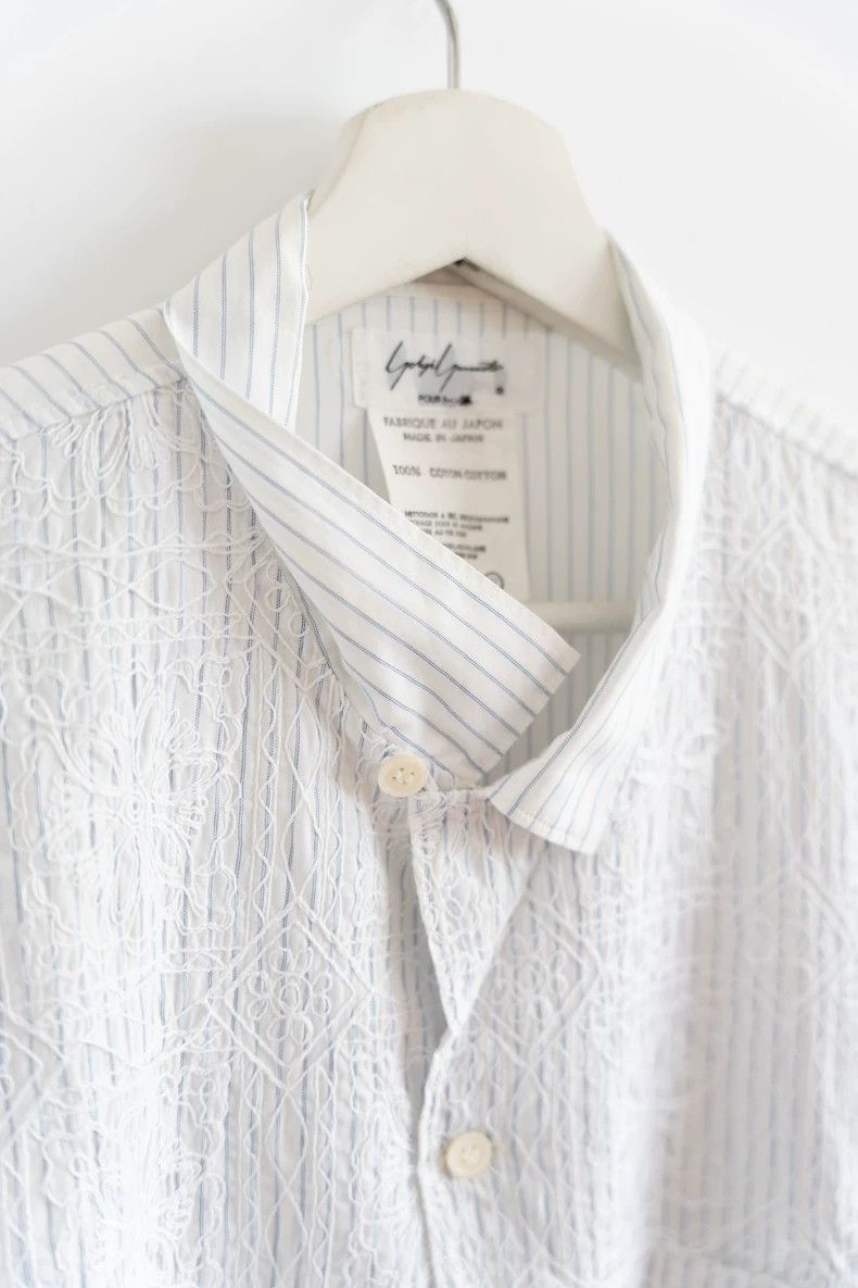 Yohji Yamamoto Yohji Yamamoto size os 85ss Tuareg Embroidered Shirt 2505- Size US M / EU 48-50 / 2 - 5 Thumbnail