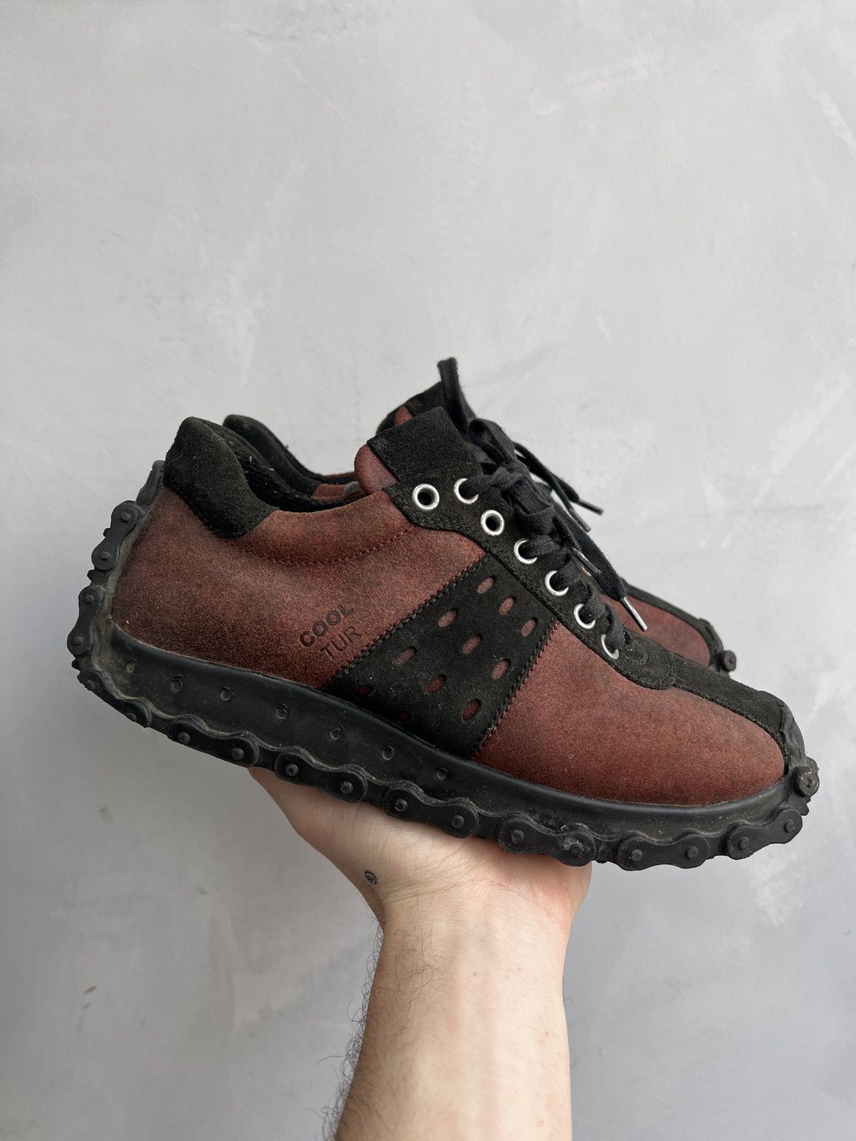 Maison Margiela 90s MARGIELA STYLE LEATEHR CHAIN PART LOW BOOTS Size US 7 / EU 40 - 12 Thumbnail