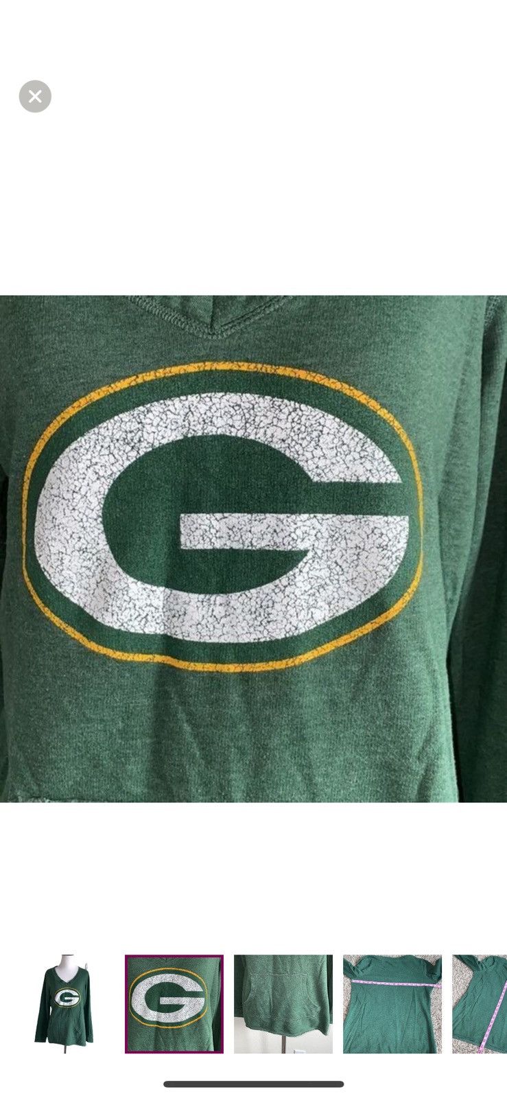 NFL NFL Green Bay packers medium v neck sweatshirt Size M / US 6-8 / IT 42-44 - 4 Thumbnail