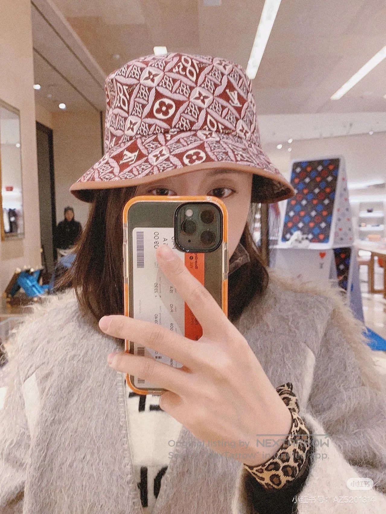 Louis Vuitton LV 1854 Monogram Bucket Hat. Size ONE SIZE - 2 Thumbnail