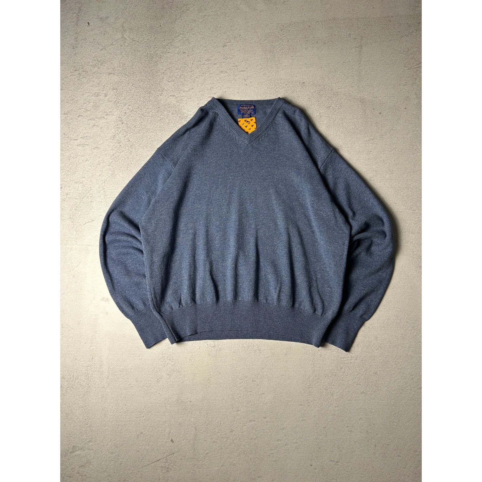 Pendleton Vintage 90s Pendleton Knitted Sweatshirt - Men's XL Size US XL / EU 56 / 4 - 1 Thumbnail