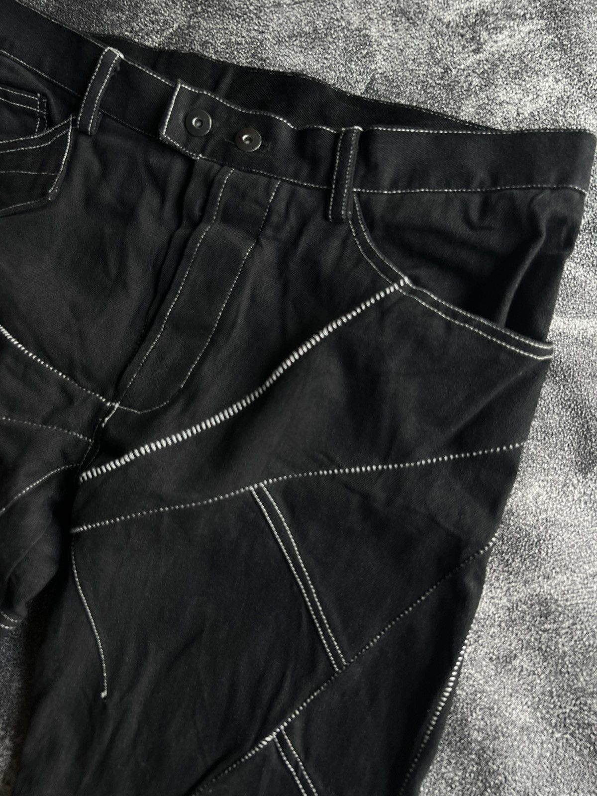 14th Addiction Chaunk Drklac SS17 Denim Pants Size US 33 - 4 Thumbnail