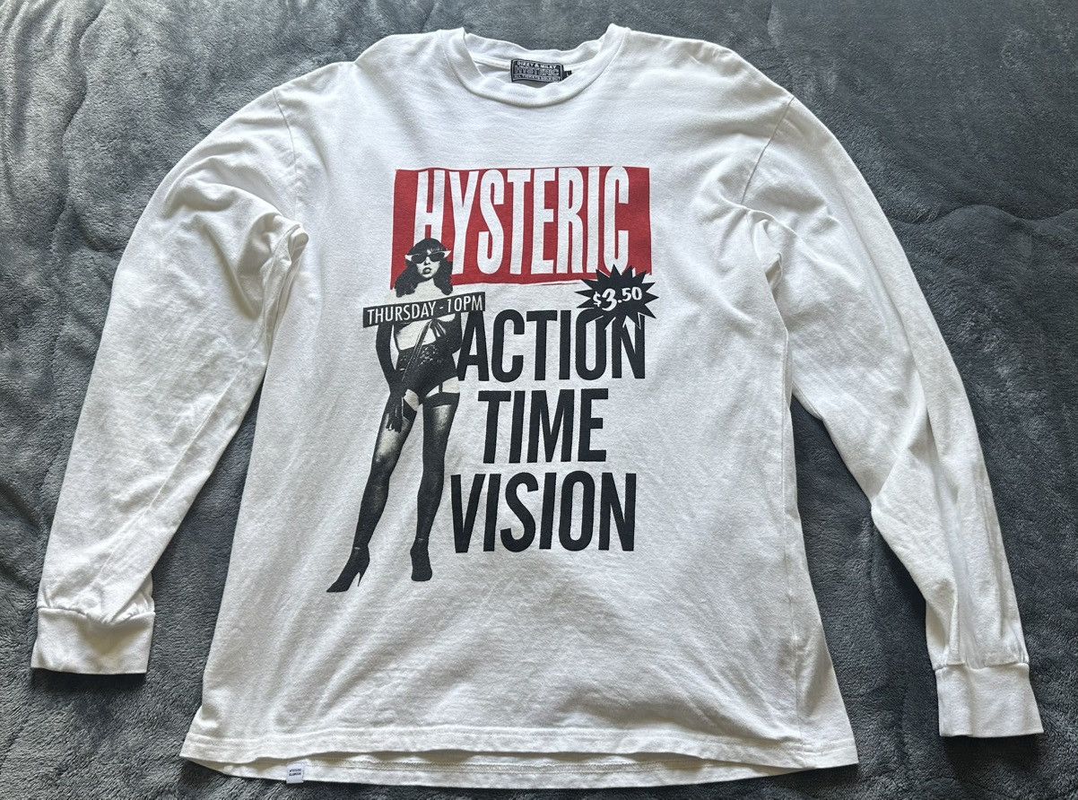 Hysteric Glamour Hysteric Glamour “Action Time Vision” LS Tee Size US L / EU 52-54 / 3 - 1 Thumbnail