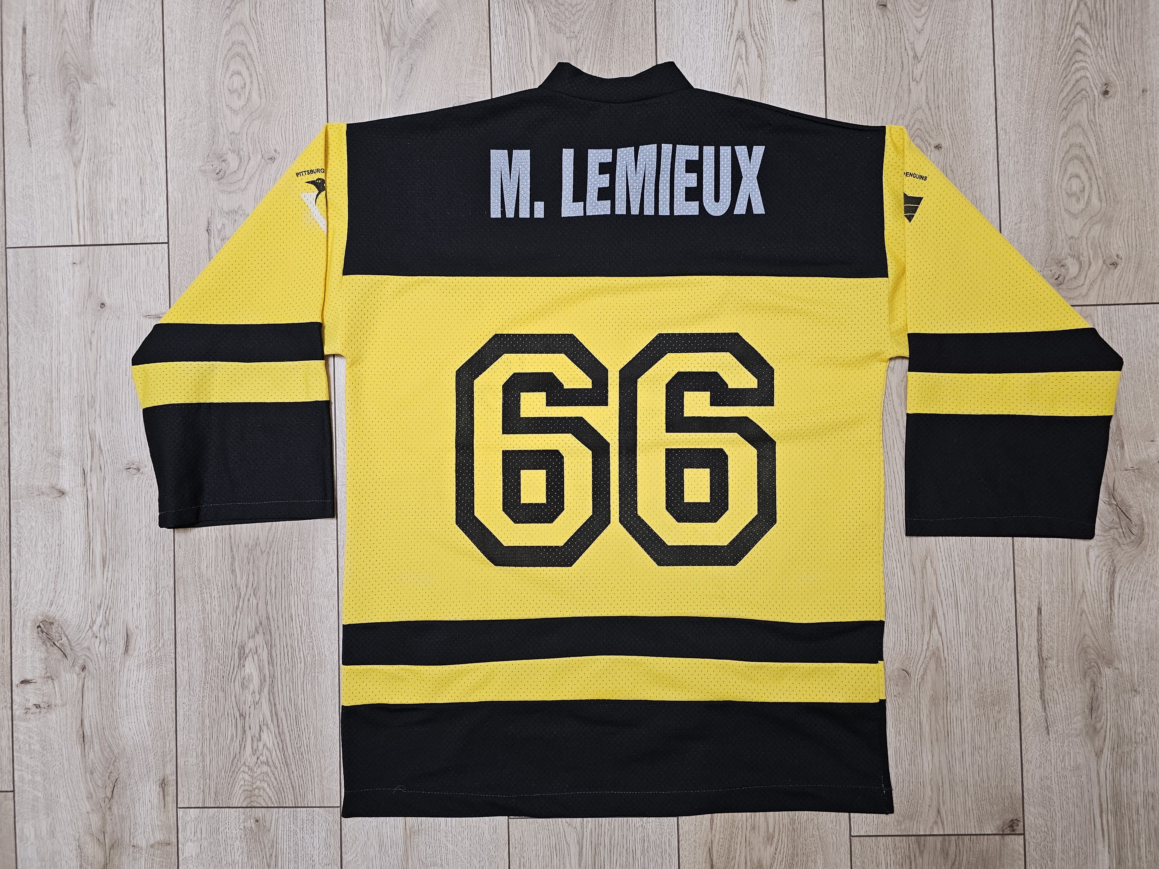 NHL × Vintage PITTSBURGH PENGUINS VINTAGE JERSEY LEMIEUX HOCKEY SHIRT Size US XL / EU 56 / 4 - 2 Thumbnail