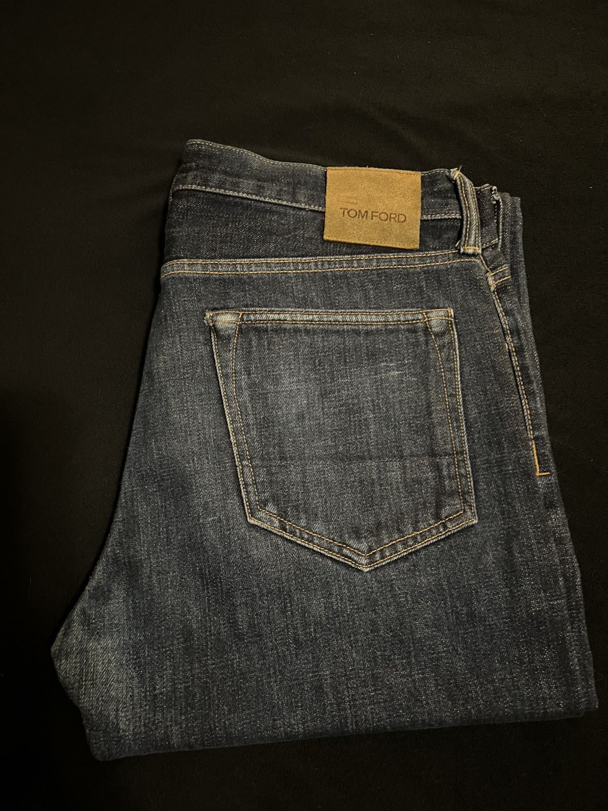 Tom Ford Blue Denim Jeans Slim Fit