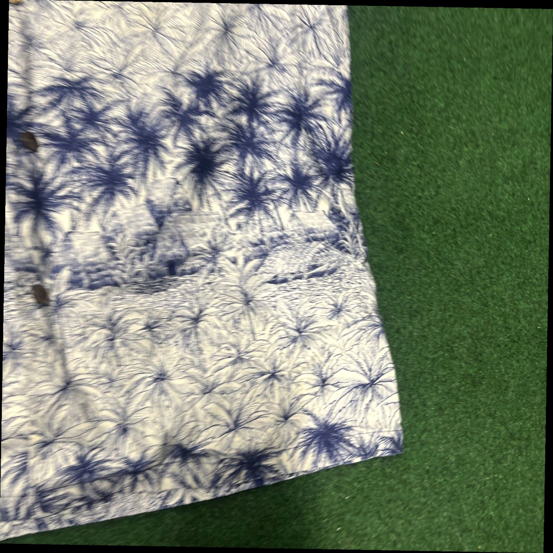 Vintage Vintage Hawaiian Shirt Mens by Andrade Honolulu Sz Large Classic Blue Flowers Size US M / EU 48-50 / 2 - 3 Thumbnail