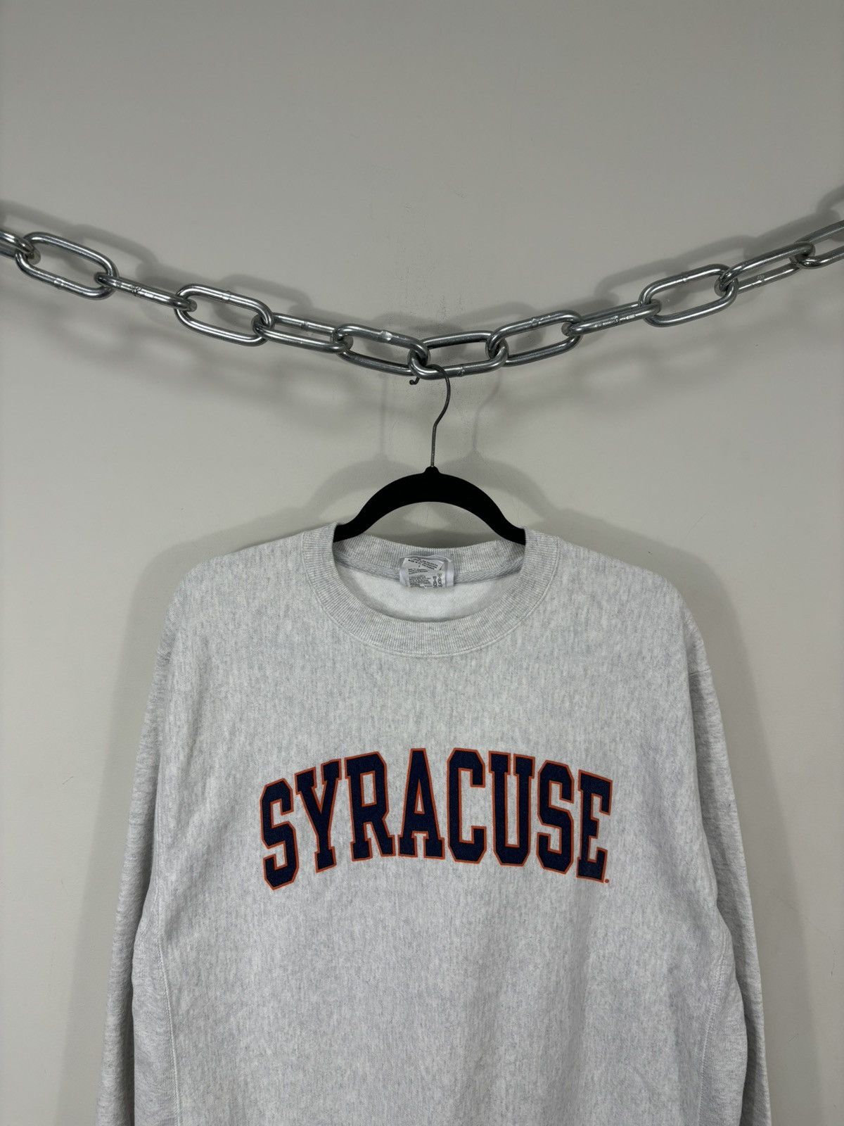 Champion Vintage Champion Reverse Weave Syracuse Gray Sweatshirt Size US L / EU 52-54 / 3 - 2 Thumbnail
