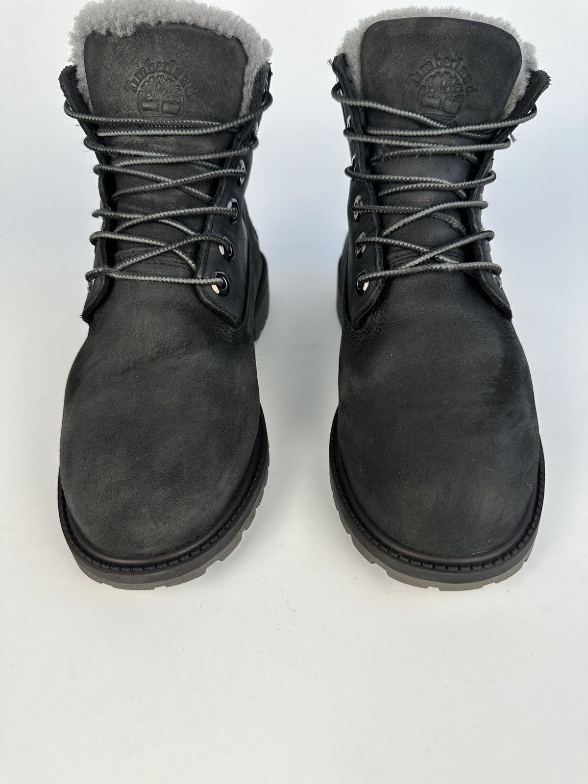Timberland Timberland 6" Premium Black Nubuck Fur Lined Boots US 4 Size US 4 / IT 34 - 5 Thumbnail