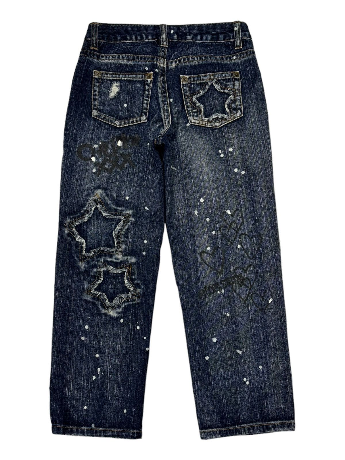 Hysteric Glamour 1990s CHUXXX HYSTERIC GLAMOUR STYLE PUNK STUDDED DENIM JEANS Size 29" - 2 Thumbnail