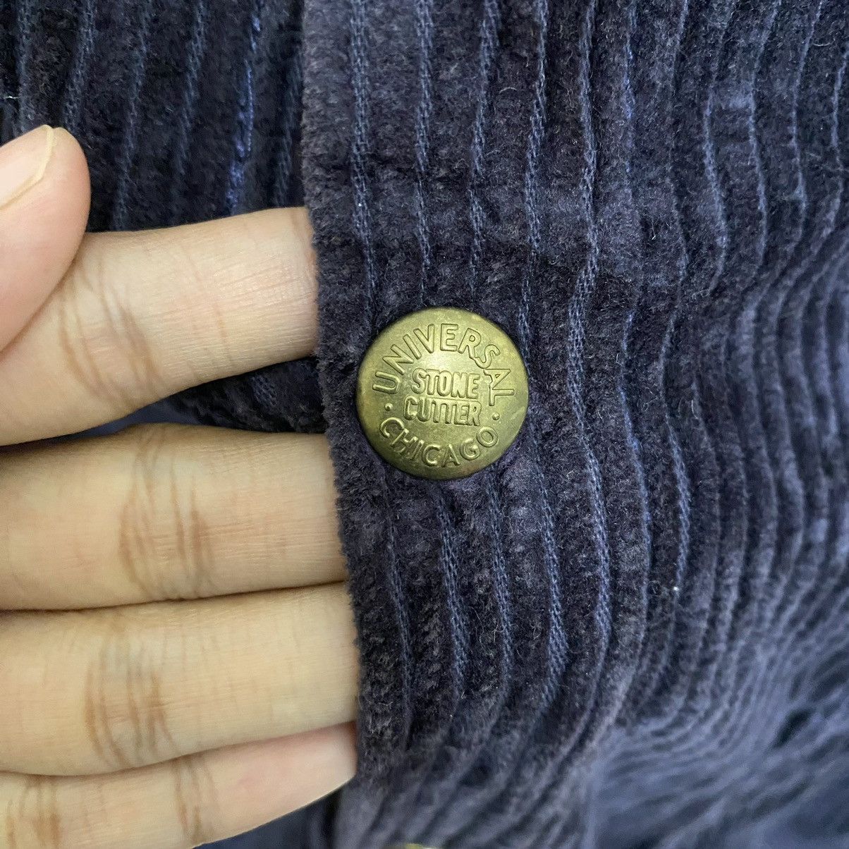 Issey Miyake × Vintage Universal Overall Chicago Corduroy Jacket Size US L / EU 52-54 / 3 - 6 Thumbnail