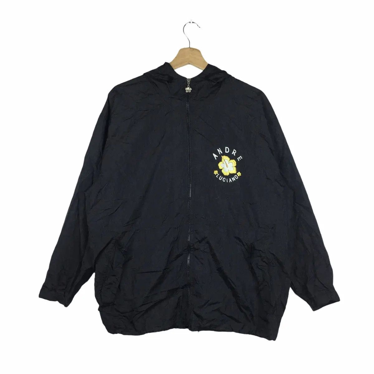 Andreluciano Vtg ANDRE LUCIANO PARIS Jacket Parka Trench Hoodie Sweater Size L / US 10 / IT 46 - 2 Thumbnail
