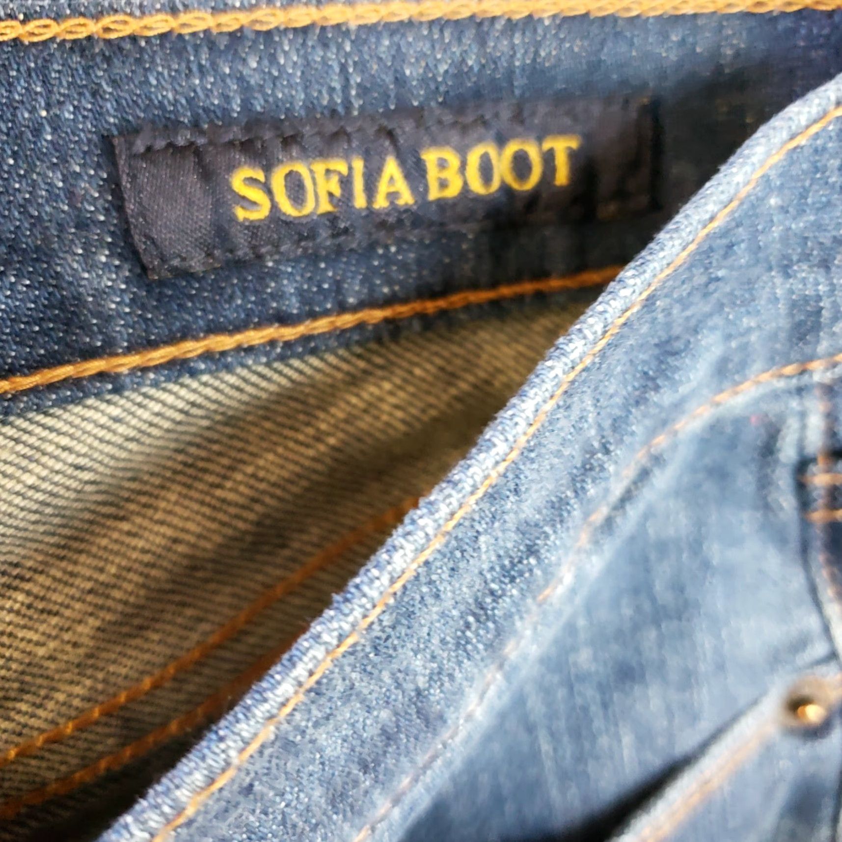 Lucky Brand Lucky Brand Womens Sofia Bootcut Jeans Sz 4 Blue Medium Wash Mid Rise Denim Cotton Blend Slim Bootcut Womens Size 27" / US 4 / IT 40 - 7 Thumbnail