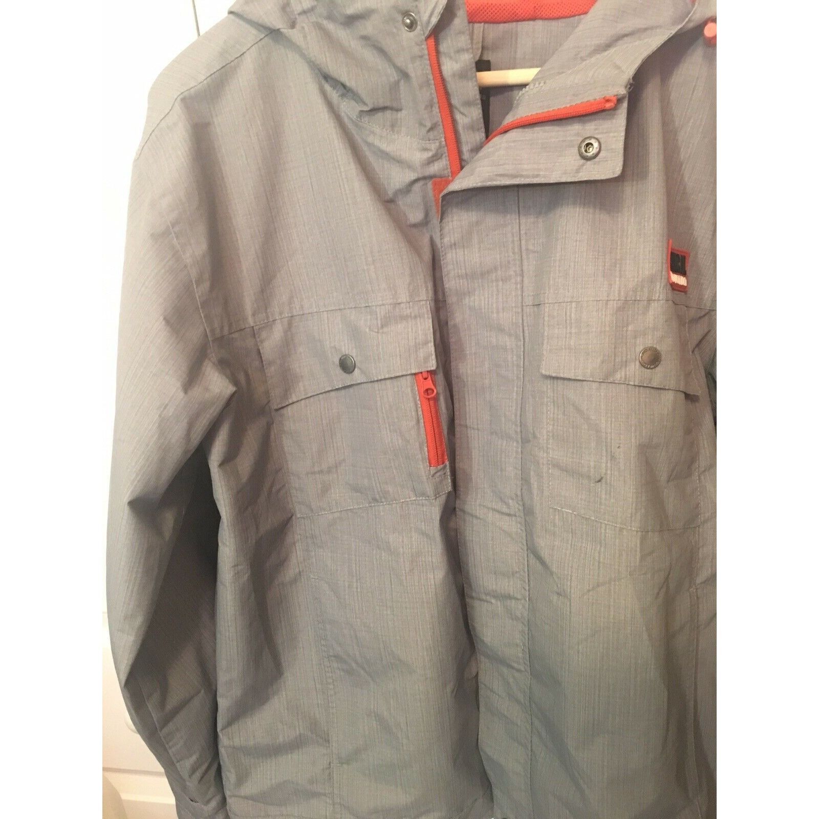 Other Identic Jacket Full Zip Gray Sz M 48/50 Men Hooded Jacket Size US M / EU 48-50 / 2 - 9 Thumbnail