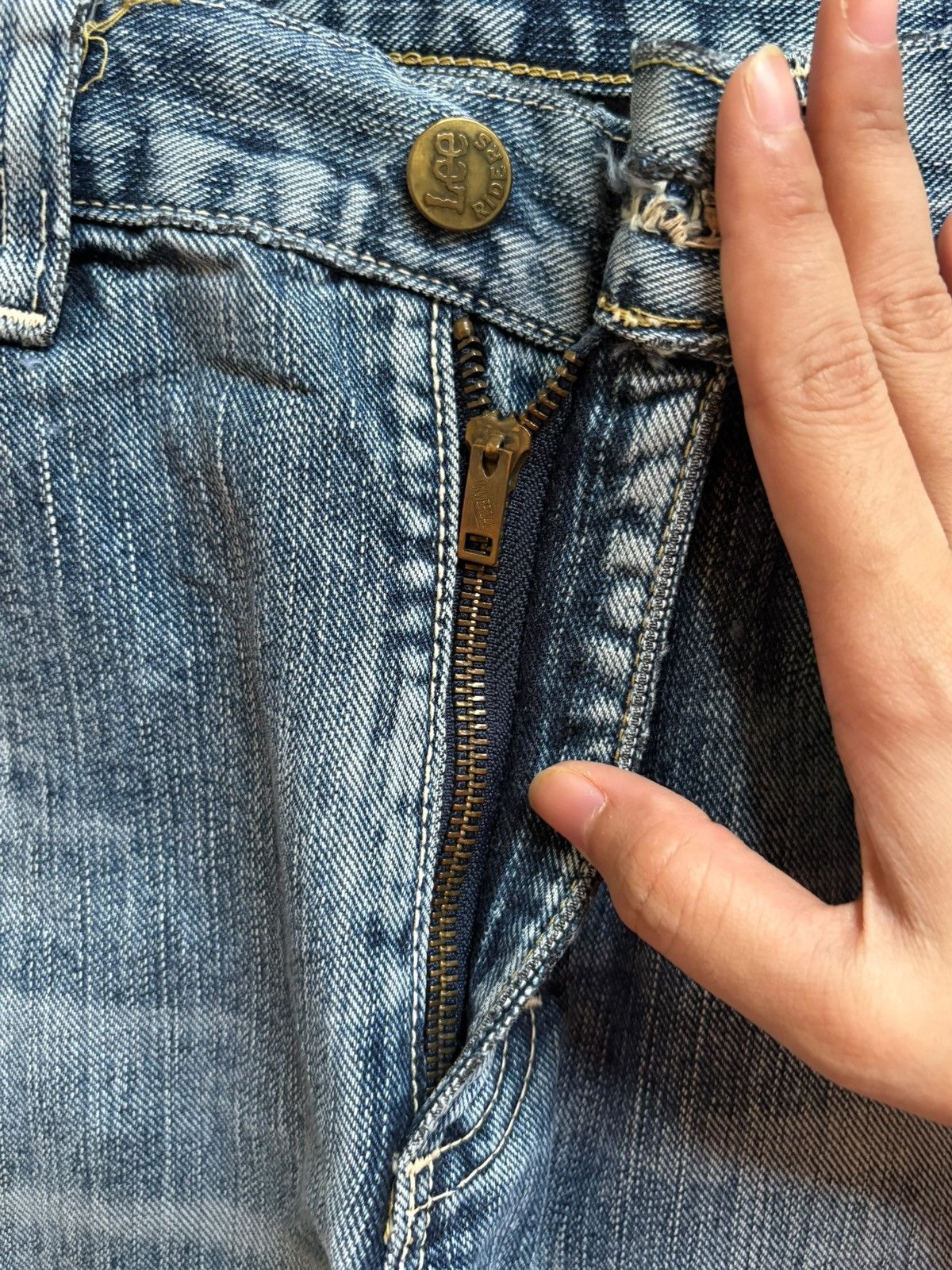 Japanese Brand × Lee Vintage Japanese Lee Faded Wash Bootcut Flare Jeans Size US 28 / EU 44 - 3 Thumbnail
