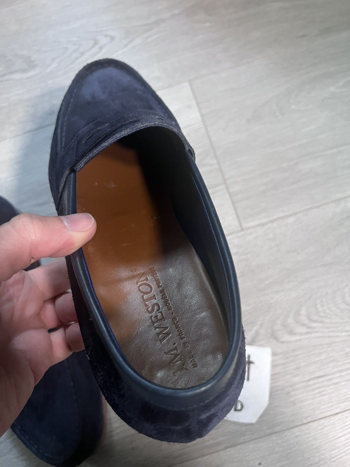 J.M. Weston J.M. Weston Iconic 180 Suede Loafers Size US 7.5 / EU 40-41 - 13 Thumbnail