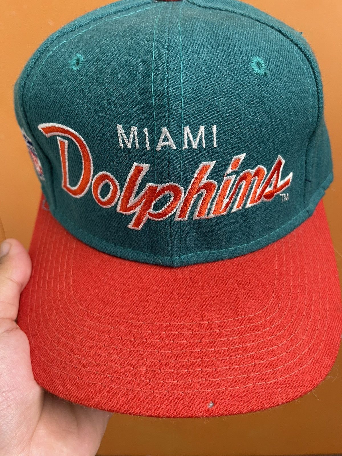 NFL × Vintage Vintage Miami Dolphins Sport Specialties Embroidered Hats714 Size ONE SIZE - 2 Thumbnail