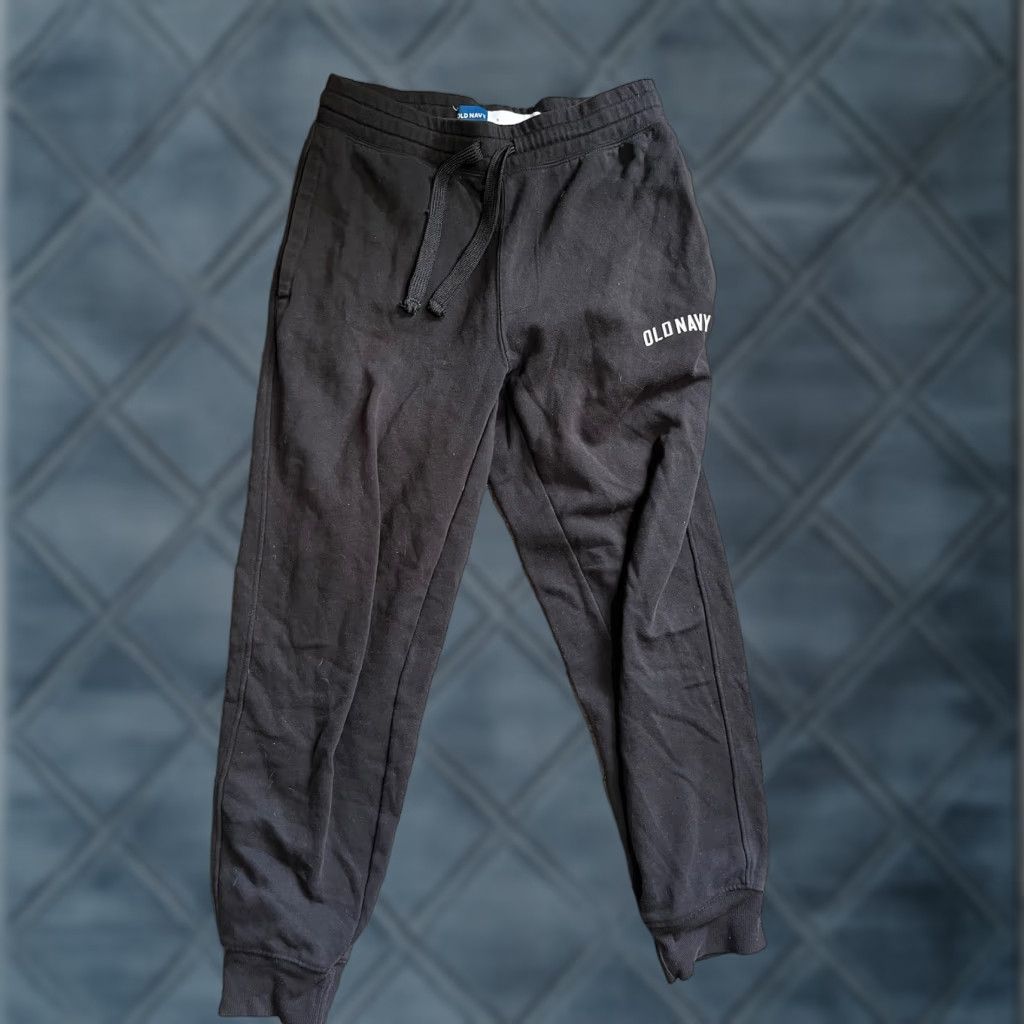 Old Navy Old Navy Mens Joggers Size Small Black Drawstring Sweatpants Casual Athleisure Size US 29 - 1 Thumbnail