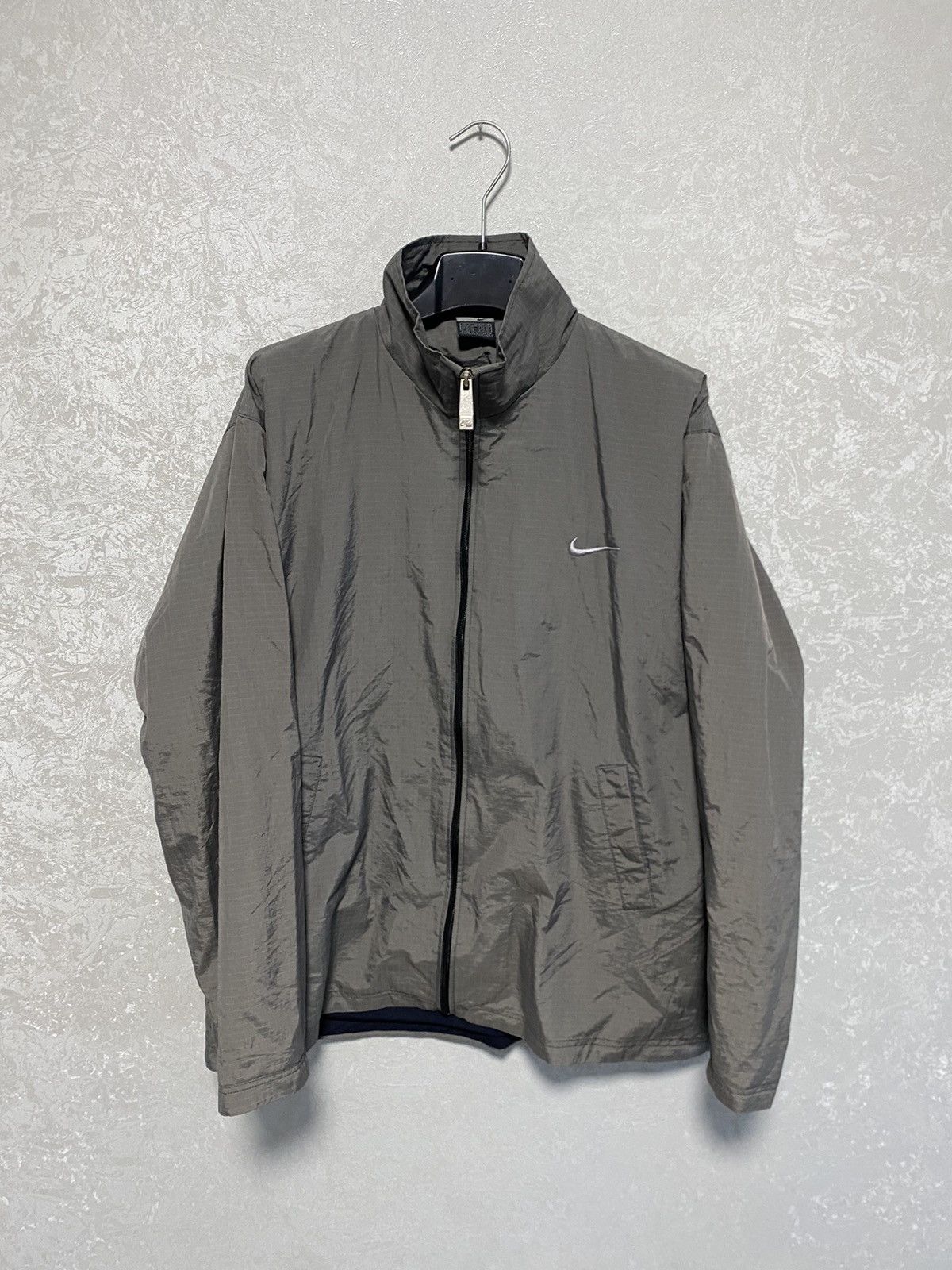 Nike × Vintage Vintage Nike Track Jacket Windbreaker Y2K USA Drill Size US XL / EU 56 / 4 - 2 Thumbnail