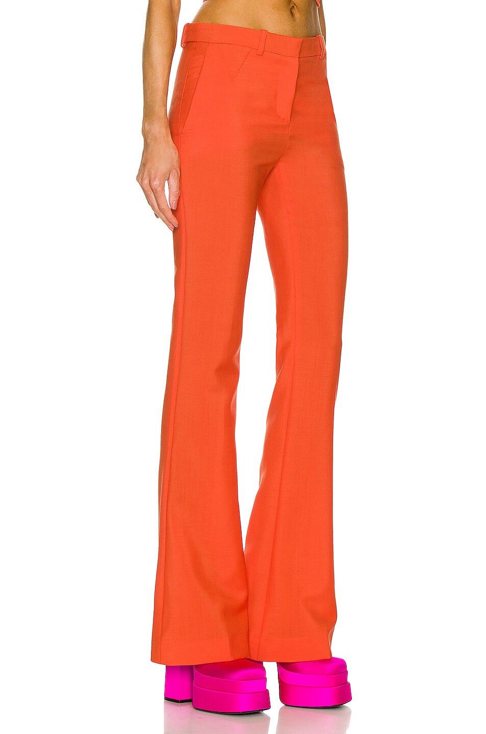 Versace o1y0226 Casual Pant in Orange Size 27" / US 4 / IT 40 - 2 Thumbnail