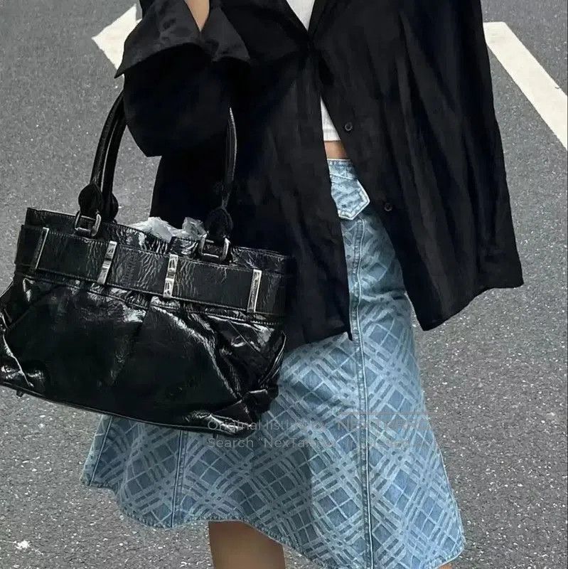 Burberry Burberry Light Blue Cotton Check Skirt. Size 28" / US 6 / IT 42 - 3 Thumbnail