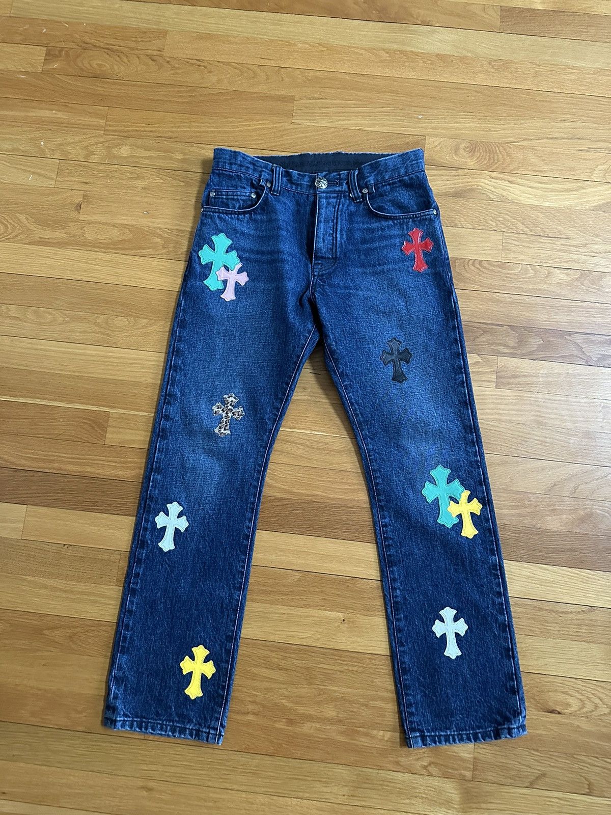 Chrome Hearts Custom Cross patch denim 1/1 special order Size US 29 - 2 Thumbnail