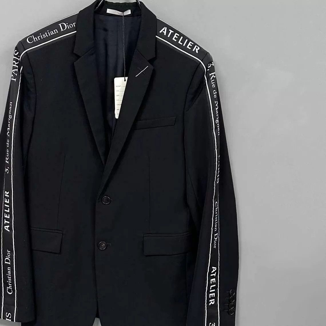 Dior Dior Runway Kylin Arm Logo Tape Blazer 46 Size US S / EU 44-46 / 1 - 2 Thumbnail