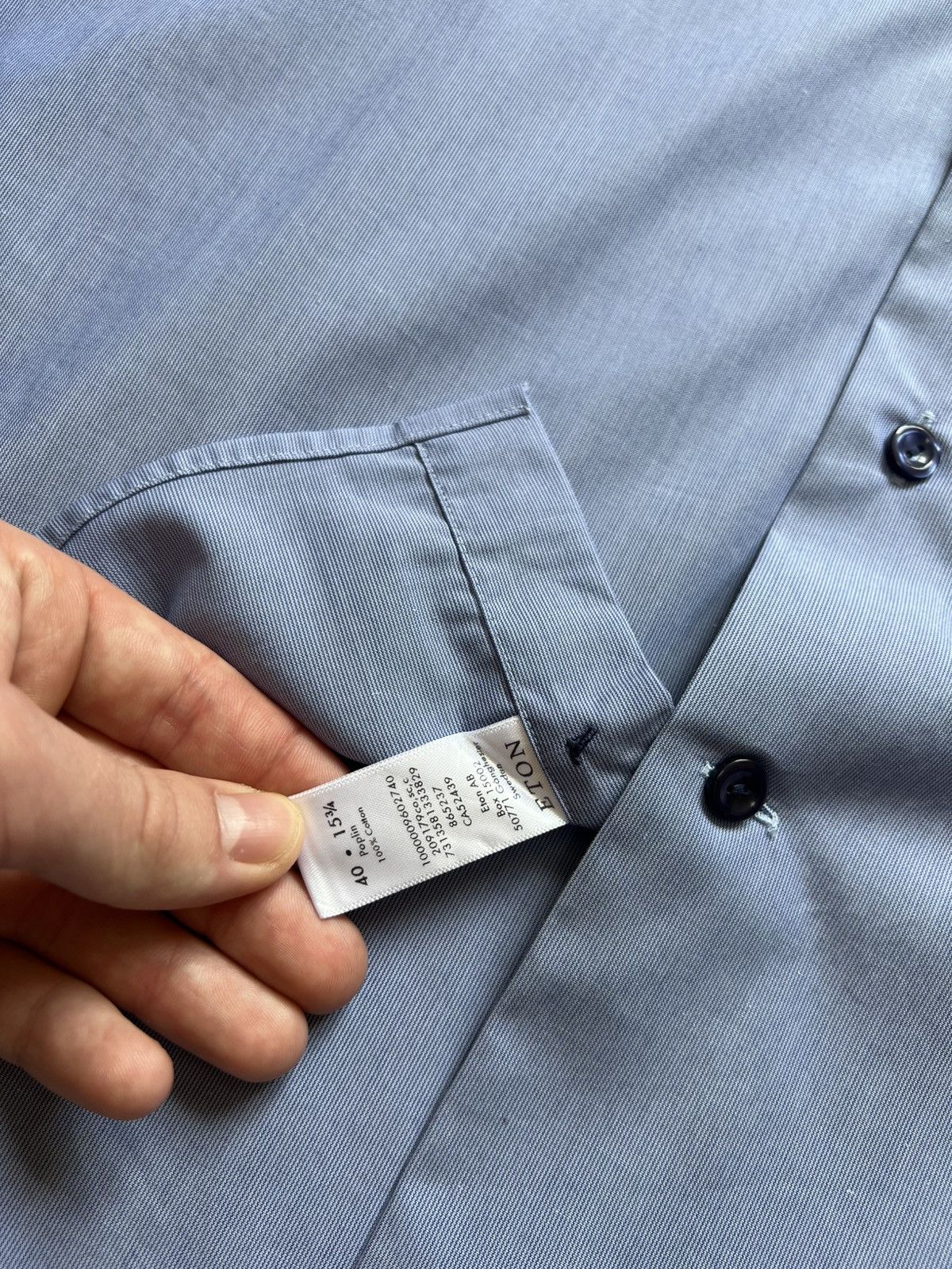 Eton ETON Classic Designer Shirt Button Up Blue Size US L / EU 52-54 / 3 - 10 Thumbnail